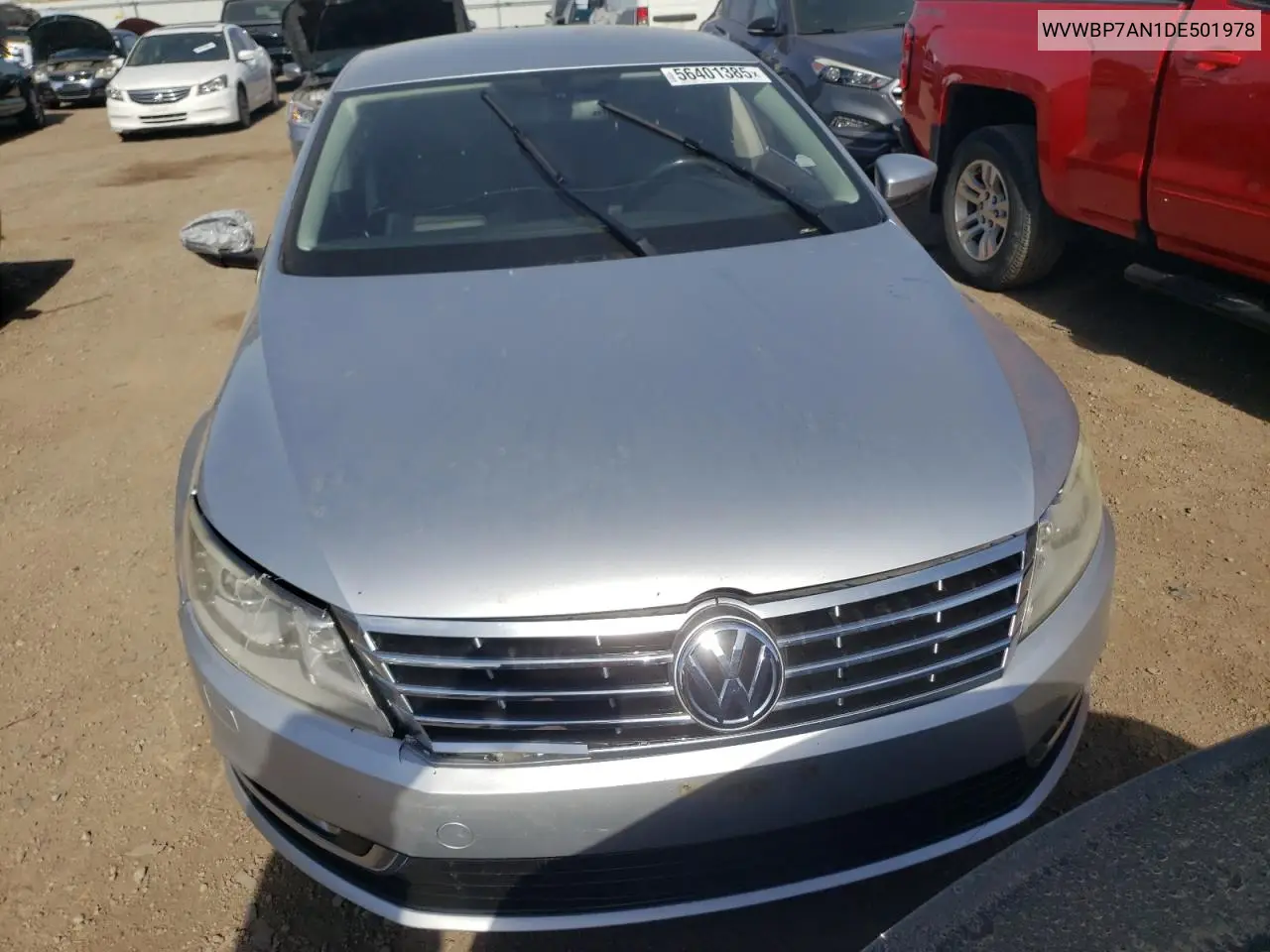 2013 Volkswagen Cc Sport VIN: WVWBP7AN1DE501978 Lot: 56401385
