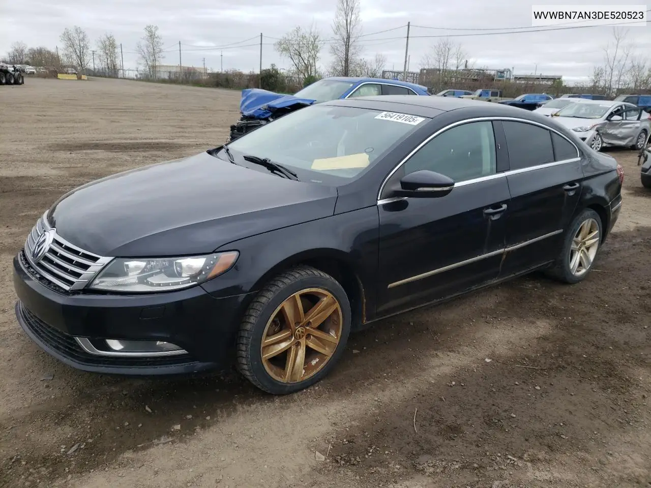 2013 Volkswagen Cc Sport VIN: WVWBN7AN3DE520523 Lot: 56419105