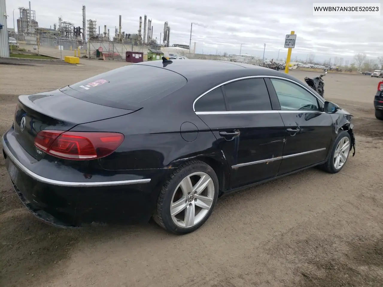 2013 Volkswagen Cc Sport VIN: WVWBN7AN3DE520523 Lot: 56419105