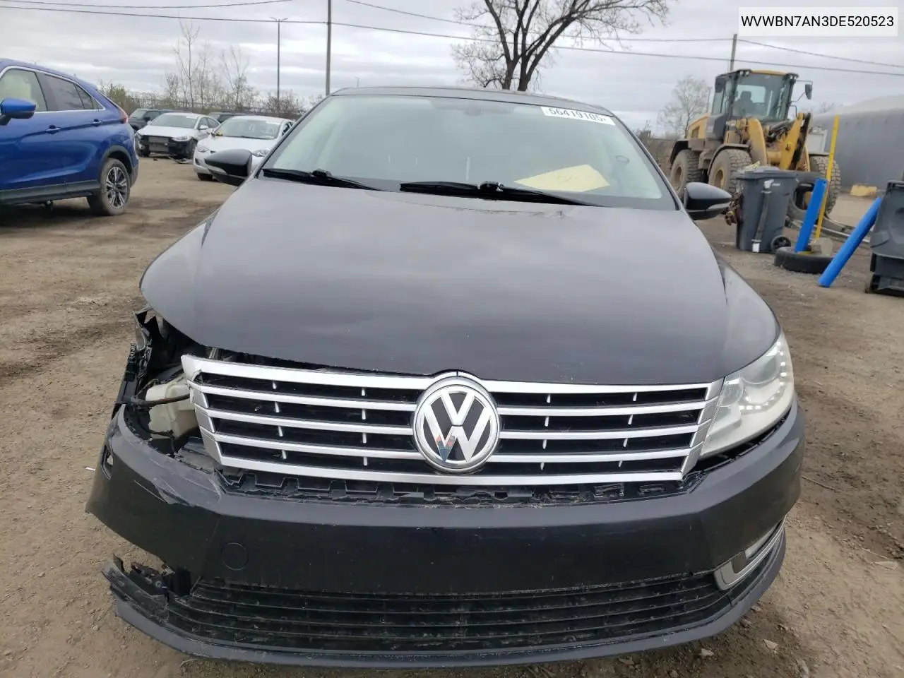 2013 Volkswagen Cc Sport VIN: WVWBN7AN3DE520523 Lot: 56419105