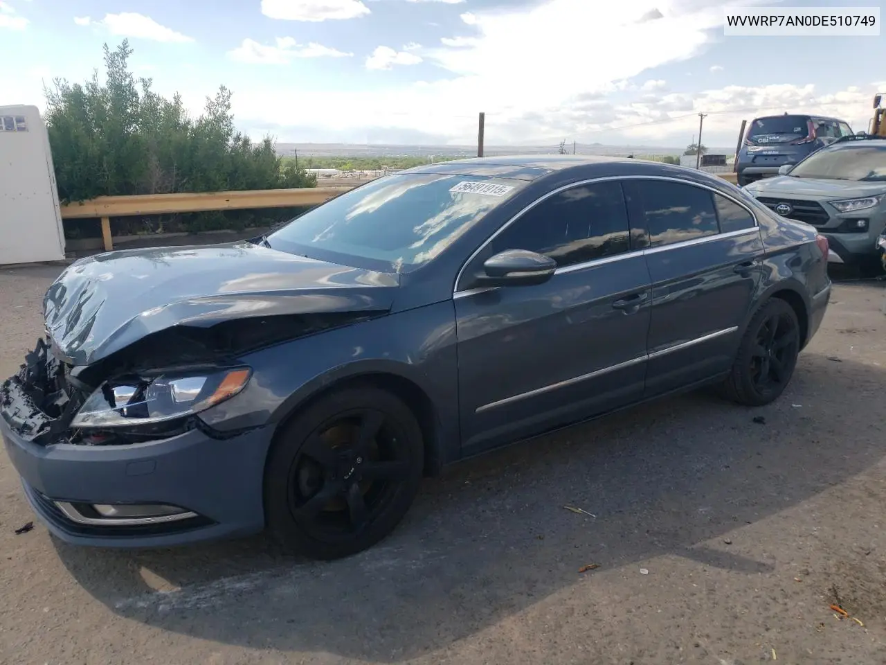 2013 Volkswagen Cc Luxury VIN: WVWRP7AN0DE510749 Lot: 56491915