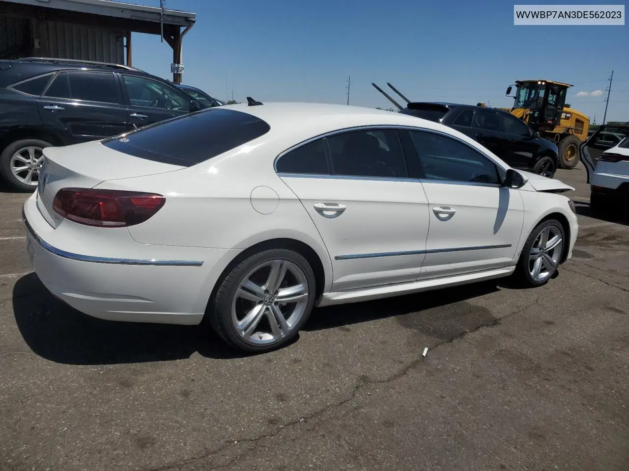 2013 Volkswagen Cc Sport VIN: WVWBP7AN3DE562023 Lot: 56541295