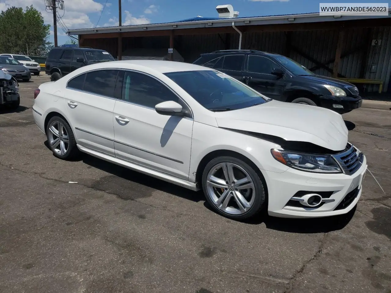2013 Volkswagen Cc Sport VIN: WVWBP7AN3DE562023 Lot: 56541295