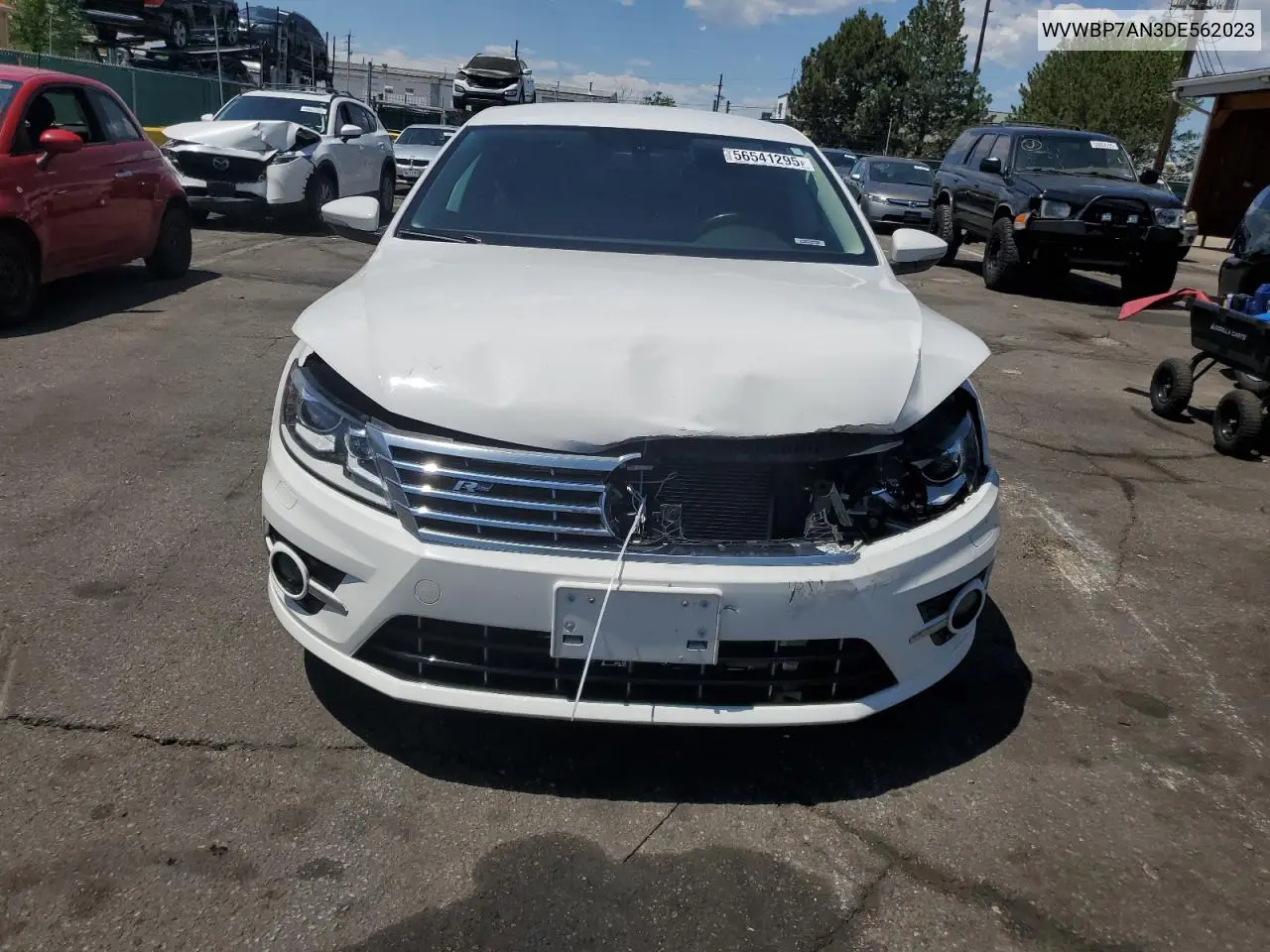 2013 Volkswagen Cc Sport VIN: WVWBP7AN3DE562023 Lot: 56541295