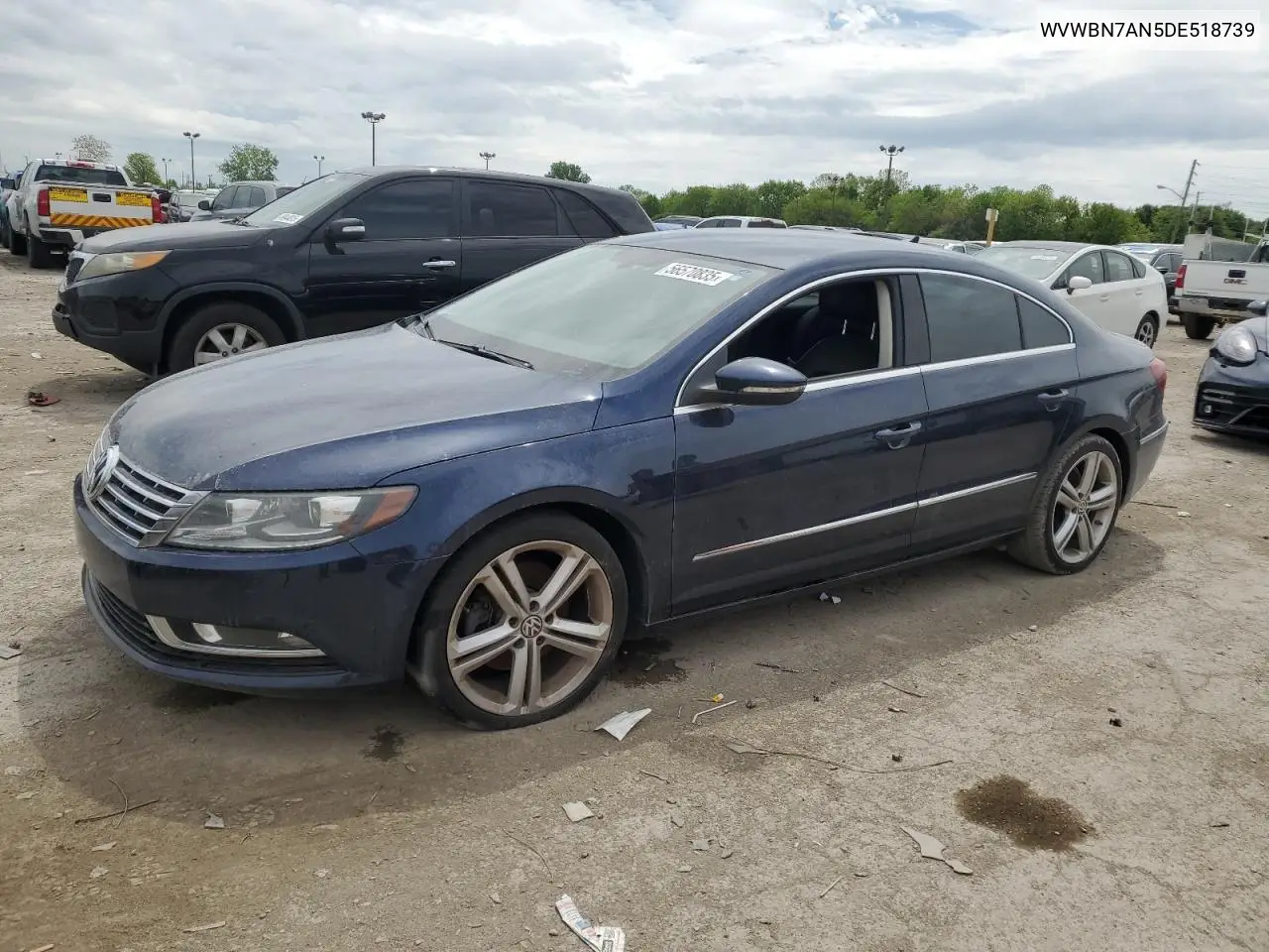 2013 Volkswagen Cc Sport VIN: WVWBN7AN5DE518739 Lot: 56570835