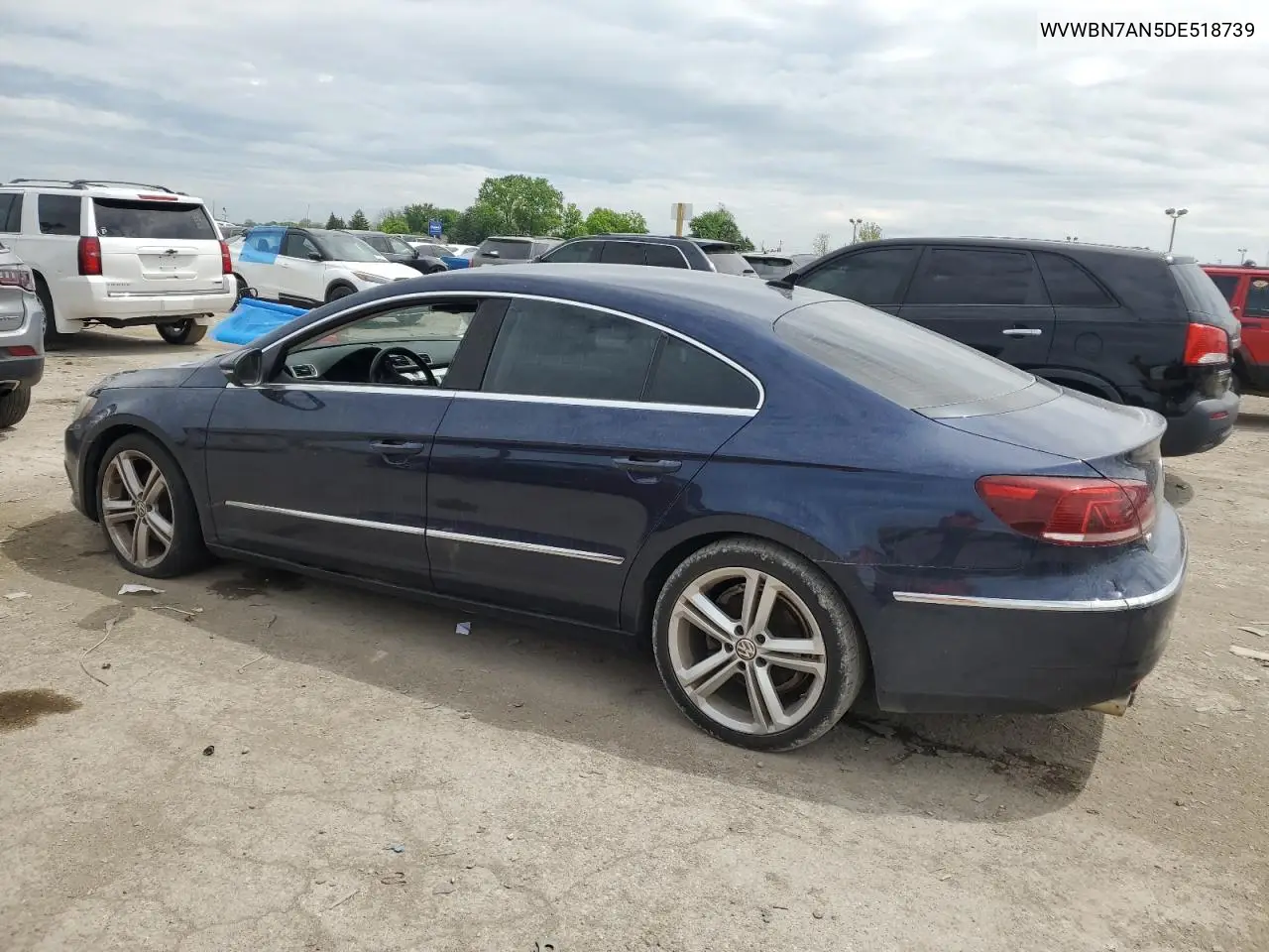 2013 Volkswagen Cc Sport VIN: WVWBN7AN5DE518739 Lot: 56570835