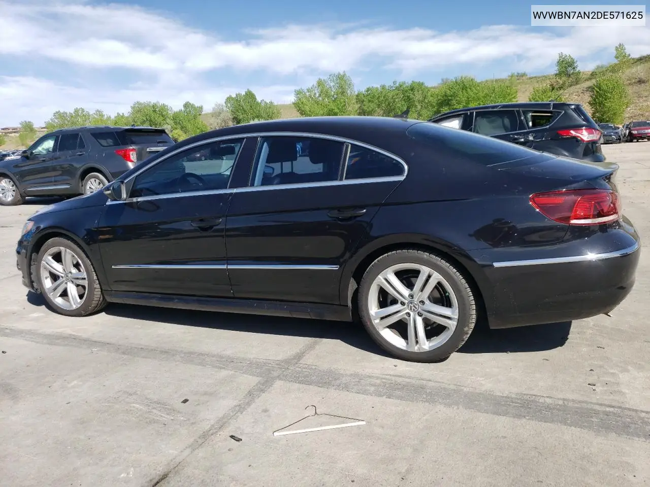 2013 Volkswagen Cc Sport VIN: WVWBN7AN2DE571625 Lot: 57043695