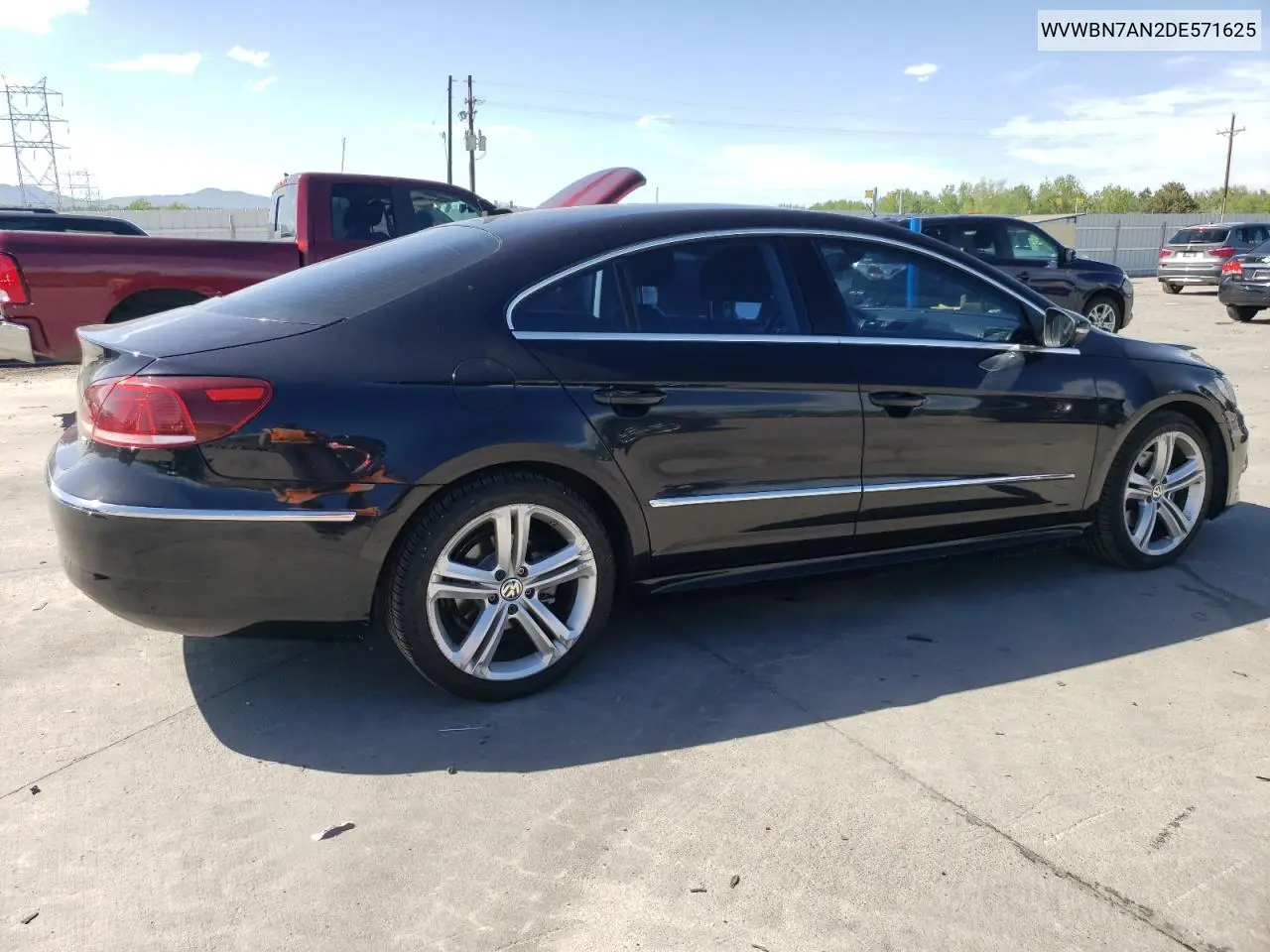 2013 Volkswagen Cc Sport VIN: WVWBN7AN2DE571625 Lot: 57043695