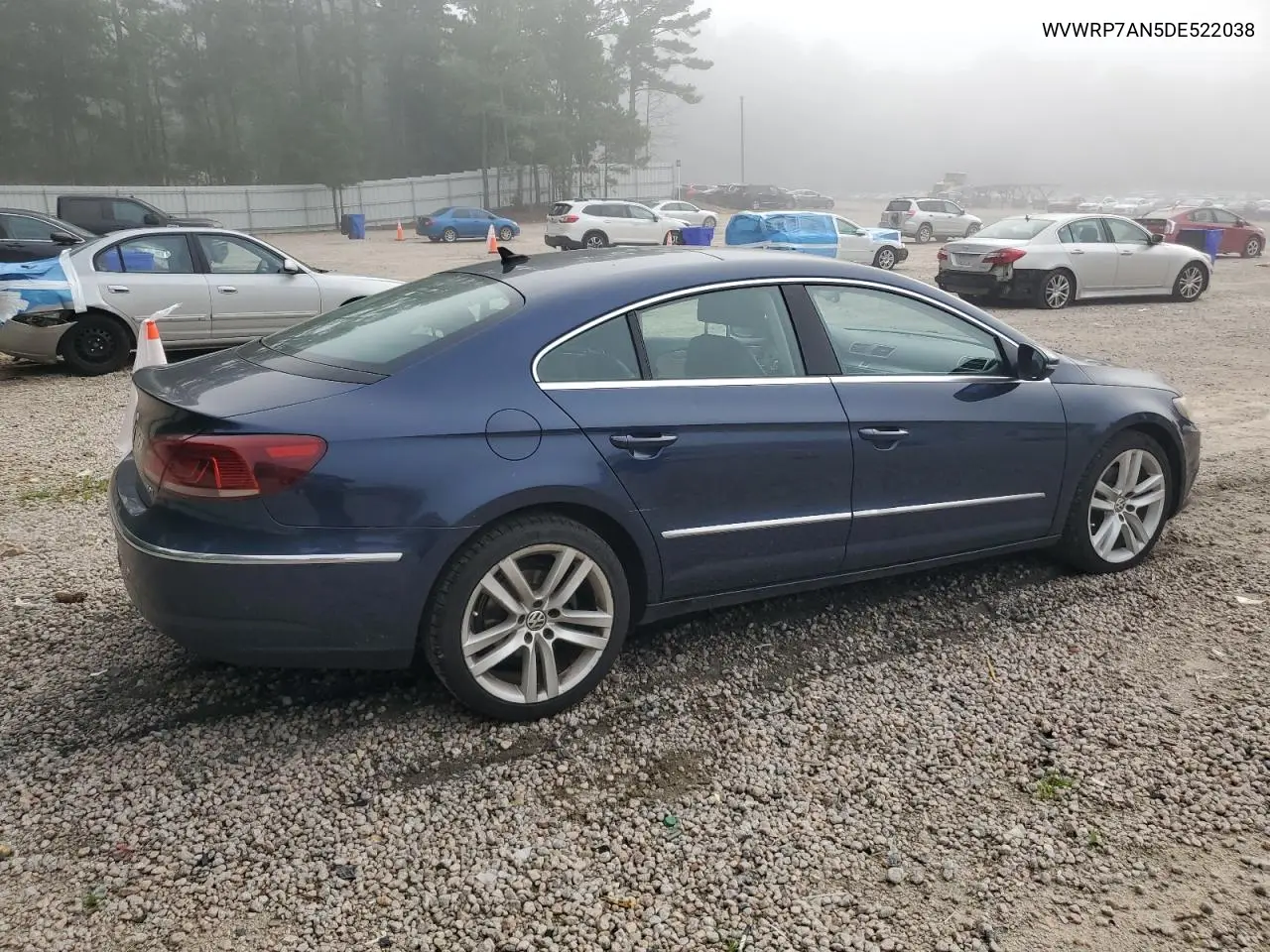 2013 Volkswagen Cc Luxury VIN: WVWRP7AN5DE522038 Lot: 61843405