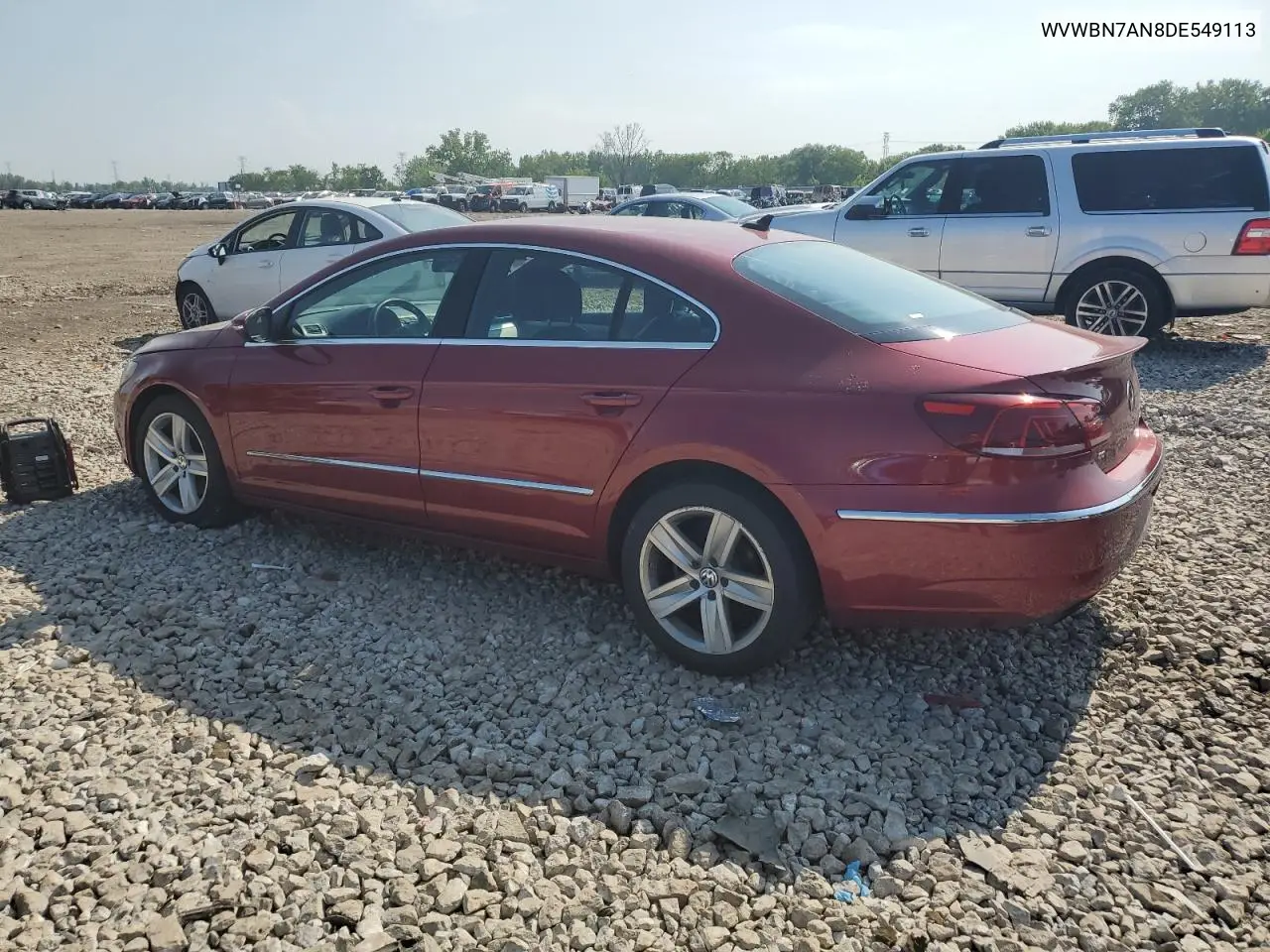 2013 Volkswagen Cc Sport VIN: WVWBN7AN8DE549113 Lot: 62190325