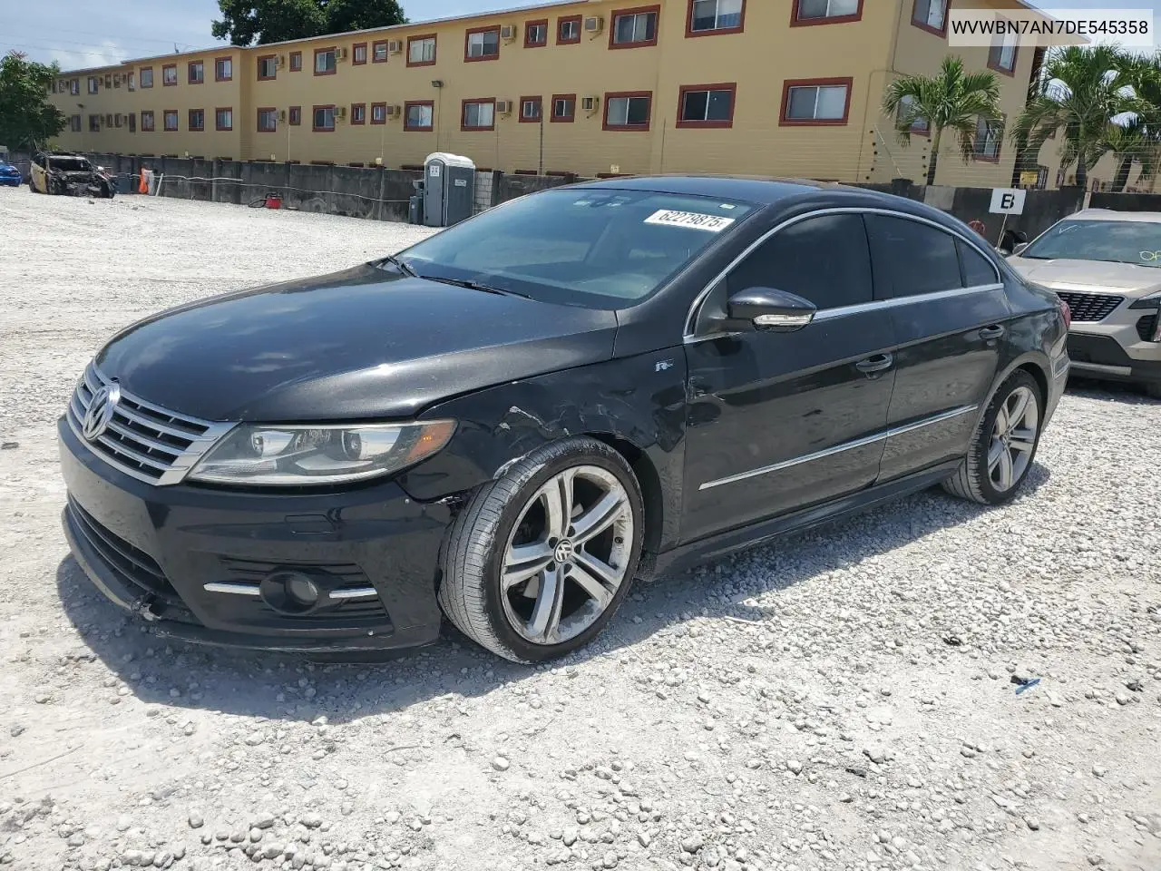 2013 Volkswagen Cc Sport VIN: WVWBN7AN7DE545358 Lot: 62279875