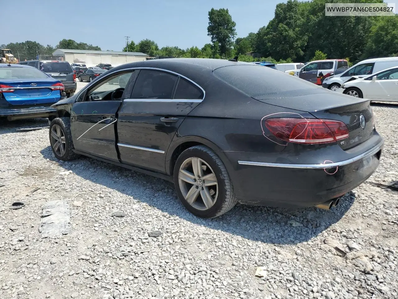 2013 Volkswagen Cc Sport VIN: WVWBP7AN6DE504827 Lot: 62359975