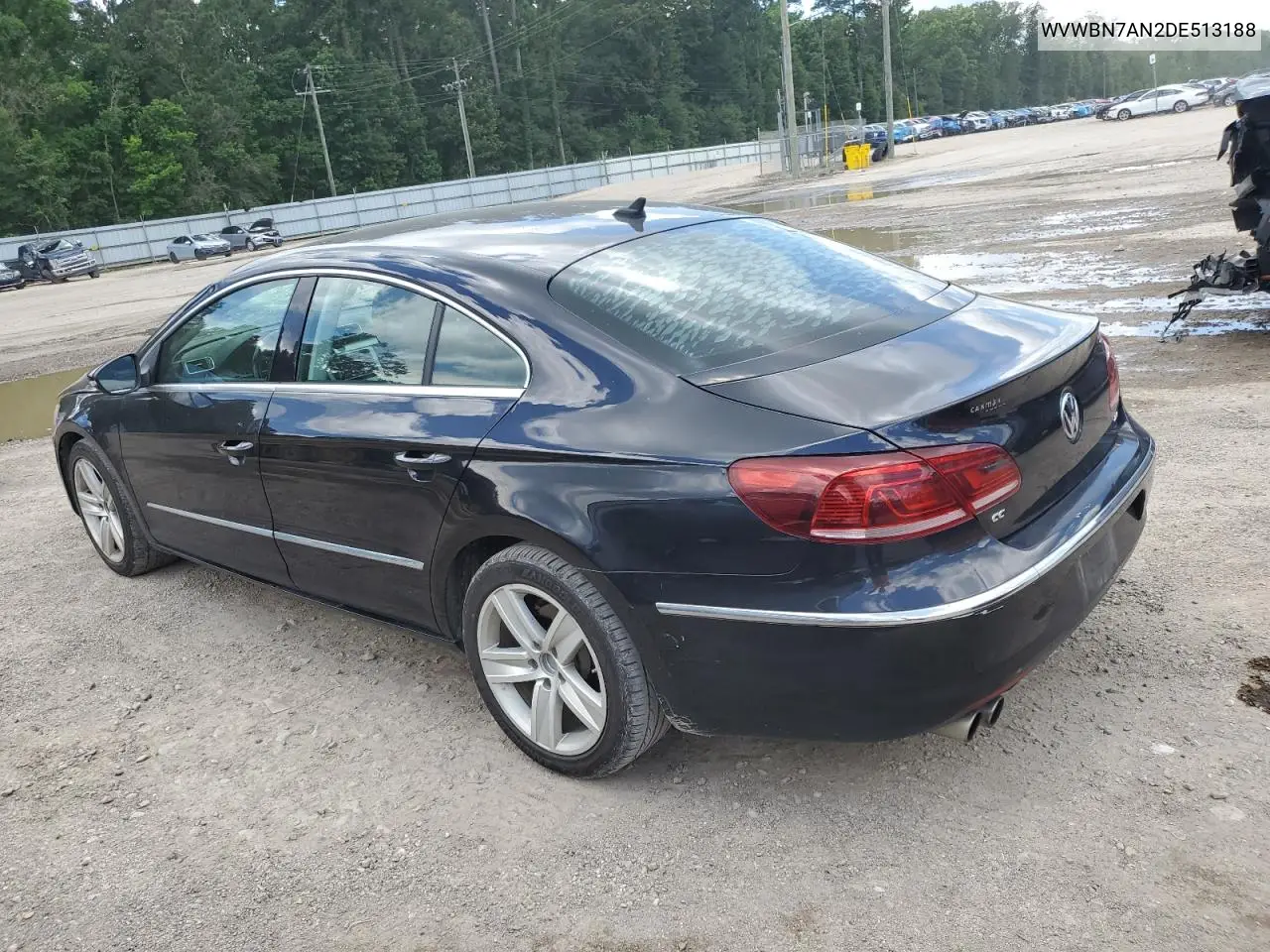 2013 Volkswagen Cc Sport VIN: WVWBN7AN2DE513188 Lot: 62385155