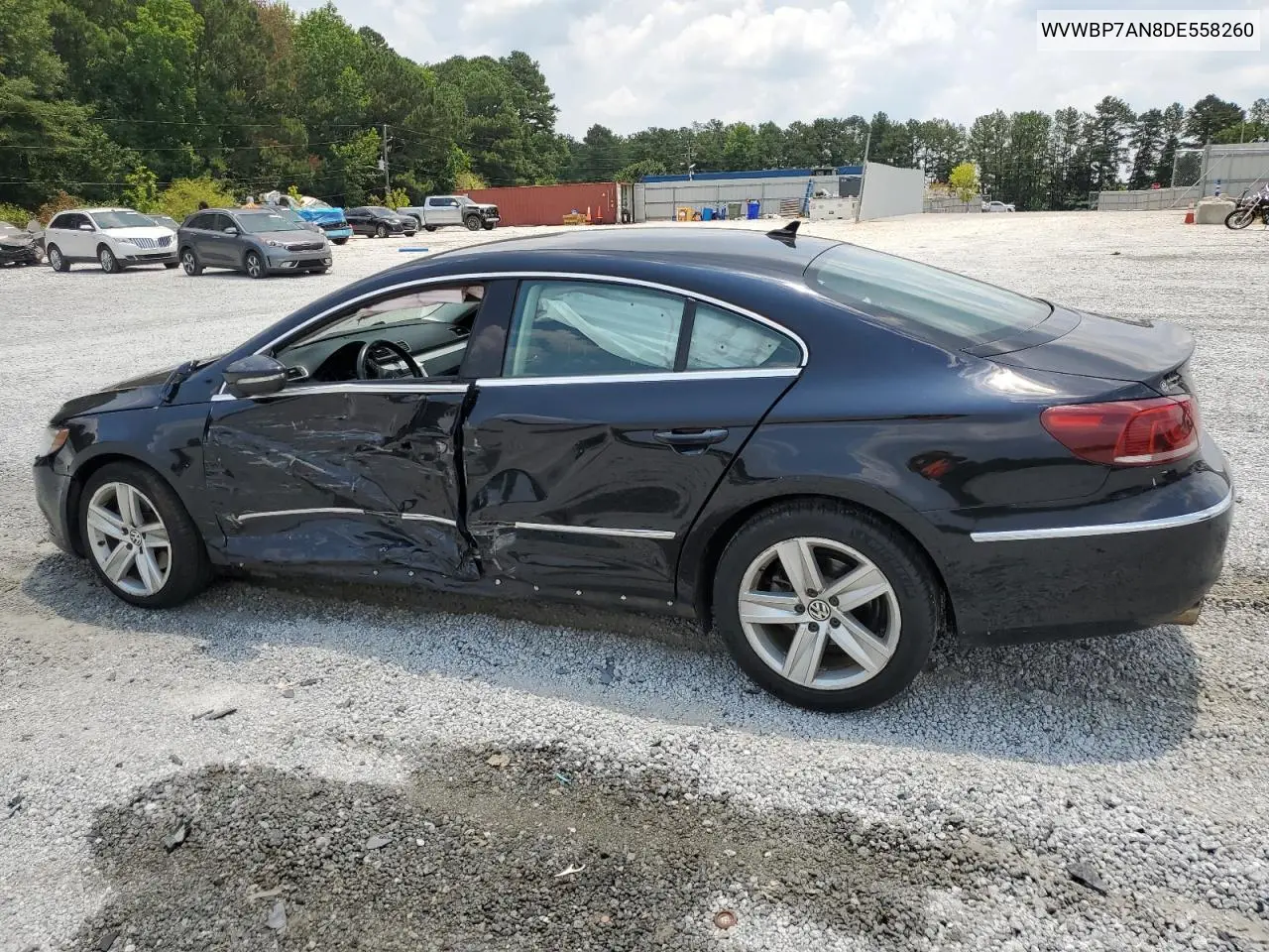 2013 Volkswagen Cc Sport VIN: WVWBP7AN8DE558260 Lot: 62393535
