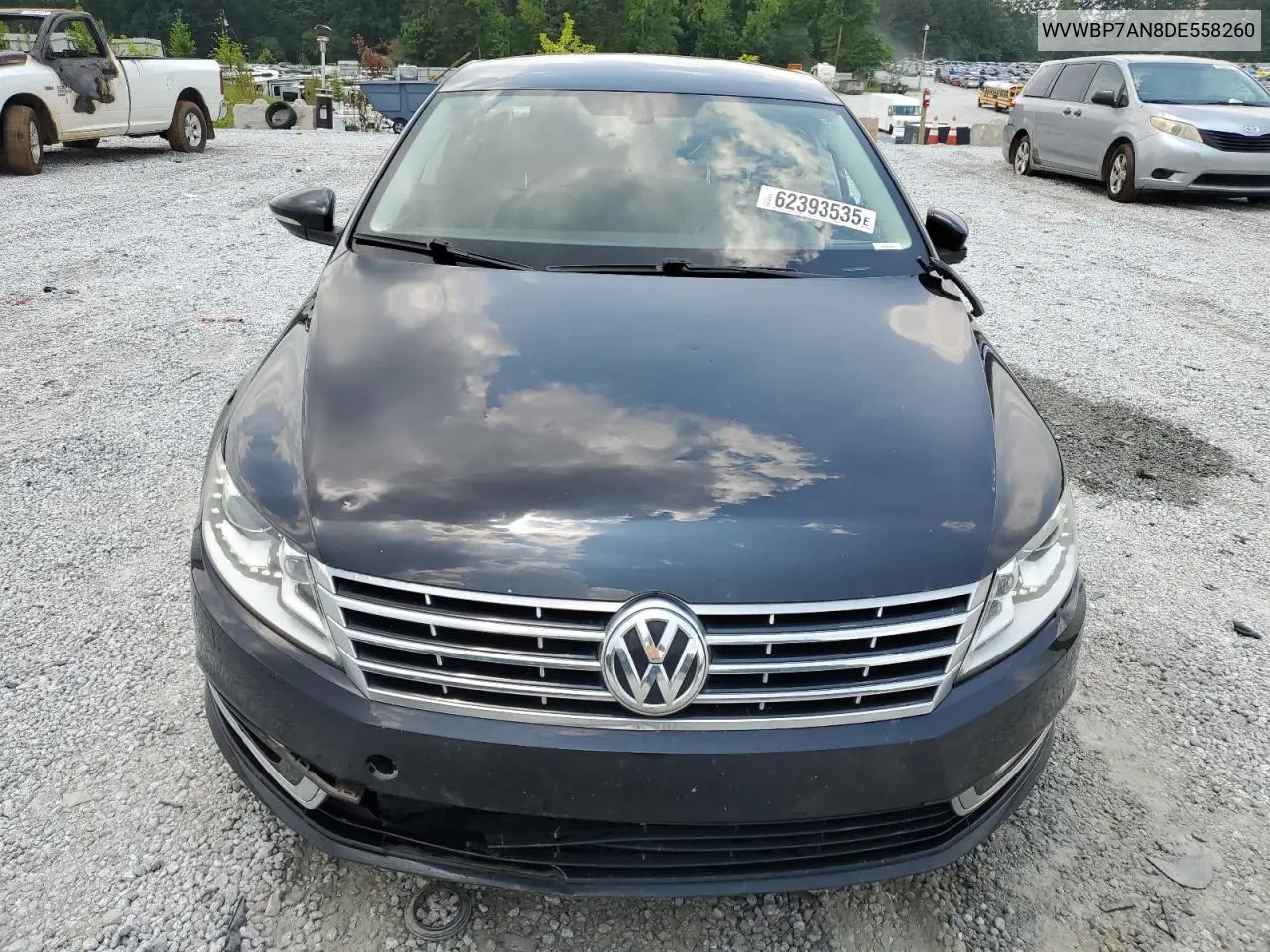 2013 Volkswagen Cc Sport VIN: WVWBP7AN8DE558260 Lot: 62393535