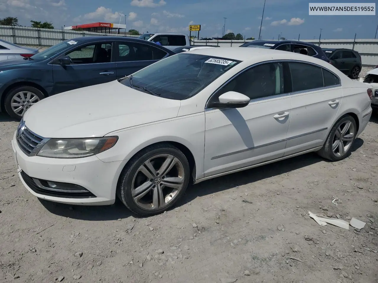 2013 Volkswagen Cc Sport VIN: WVWBN7AN5DE519552 Lot: 62585235