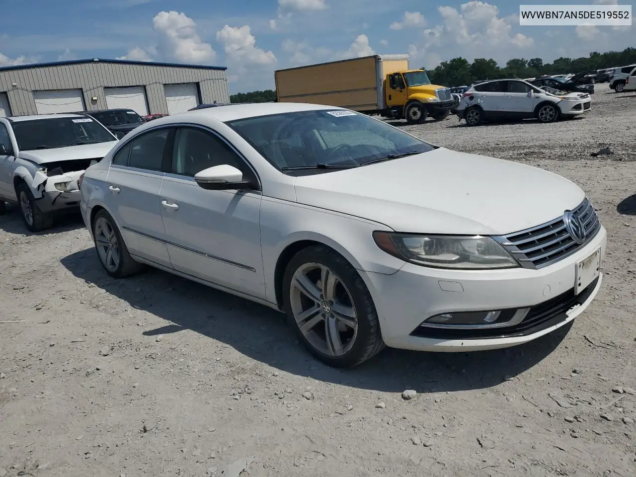 2013 Volkswagen Cc Sport VIN: WVWBN7AN5DE519552 Lot: 62585235
