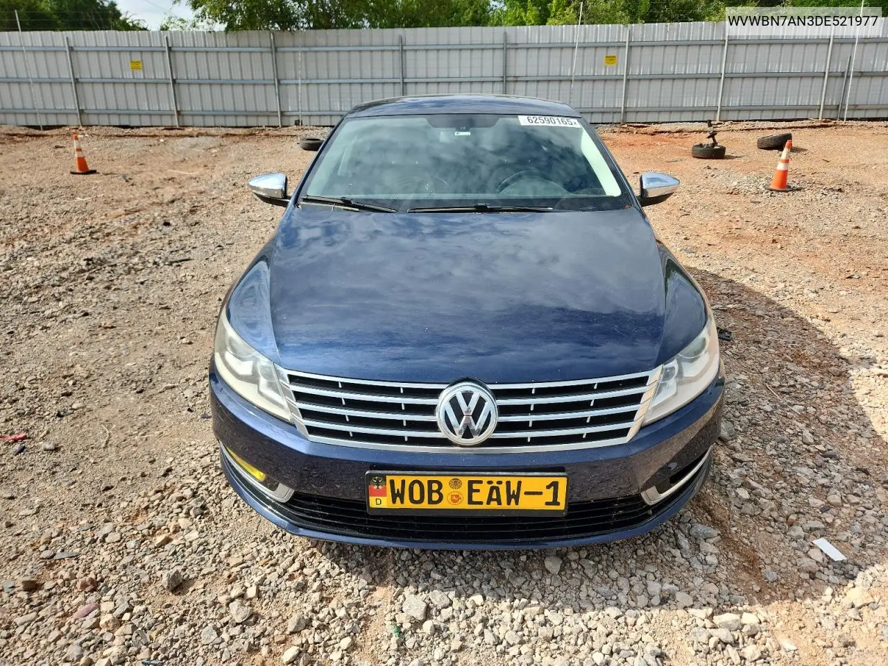 2013 Volkswagen Cc Sport VIN: WVWBN7AN3DE521977 Lot: 62590165