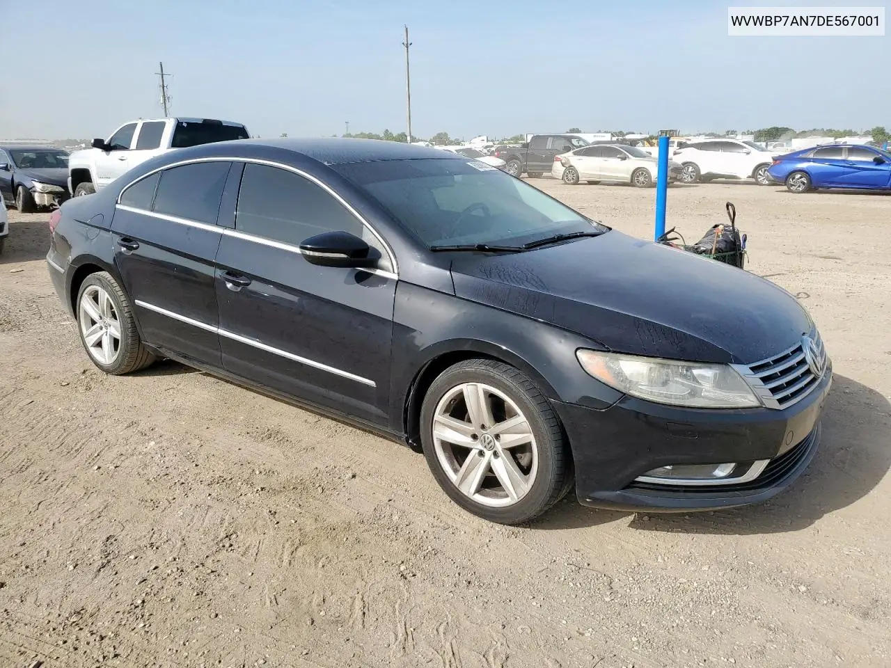 2013 Volkswagen Cc Sport VIN: WVWBP7AN7DE567001 Lot: 62668215