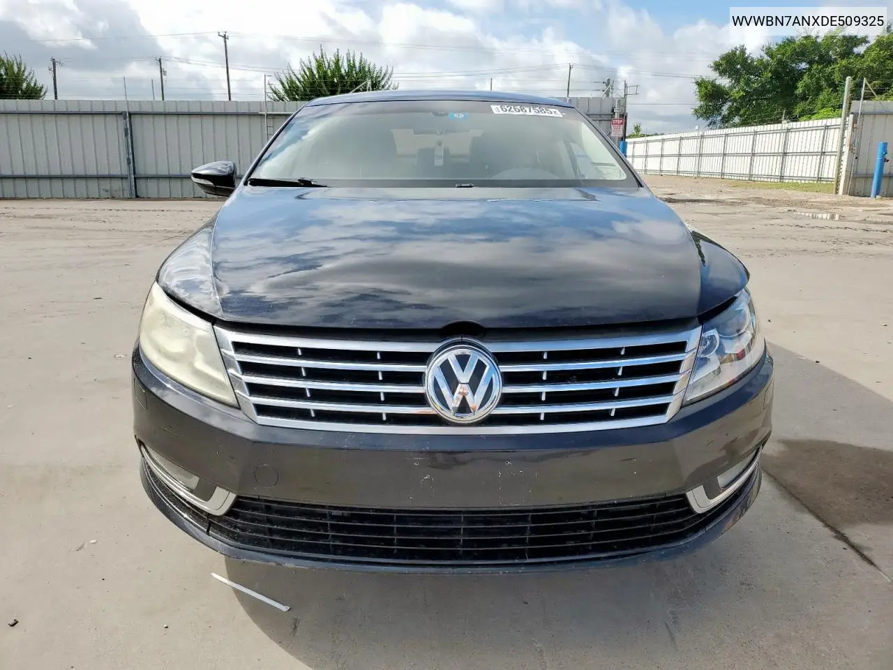 2013 Volkswagen Cc Sport VIN: WVWBN7ANXDE509325 Lot: 62687585
