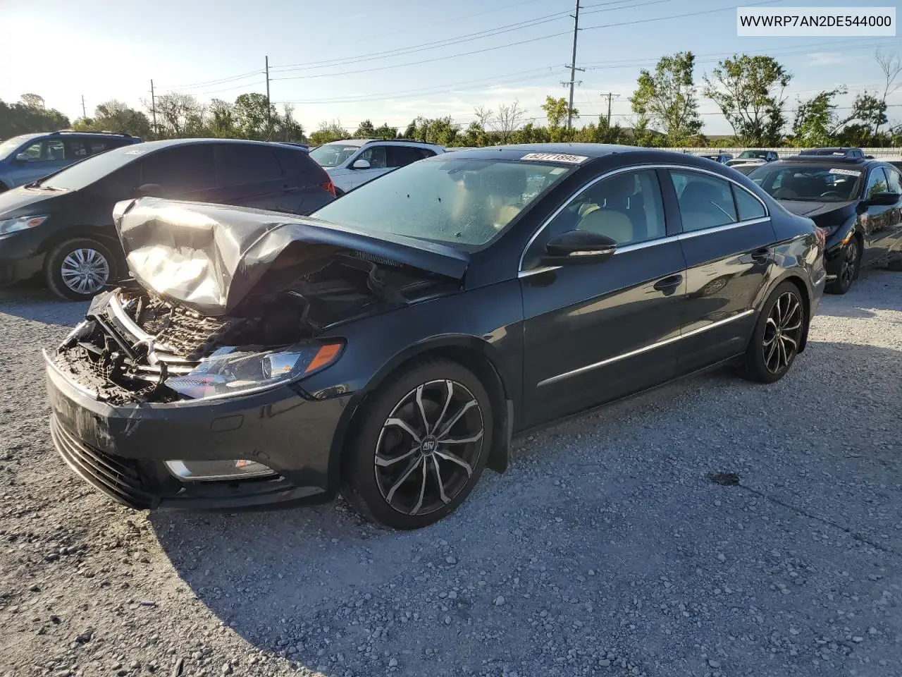 2013 Volkswagen Cc Luxury VIN: WVWRP7AN2DE544000 Lot: 62771895