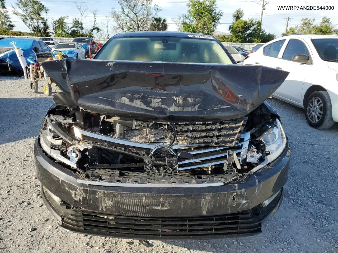 2013 Volkswagen Cc Luxury VIN: WVWRP7AN2DE544000 Lot: 62771895