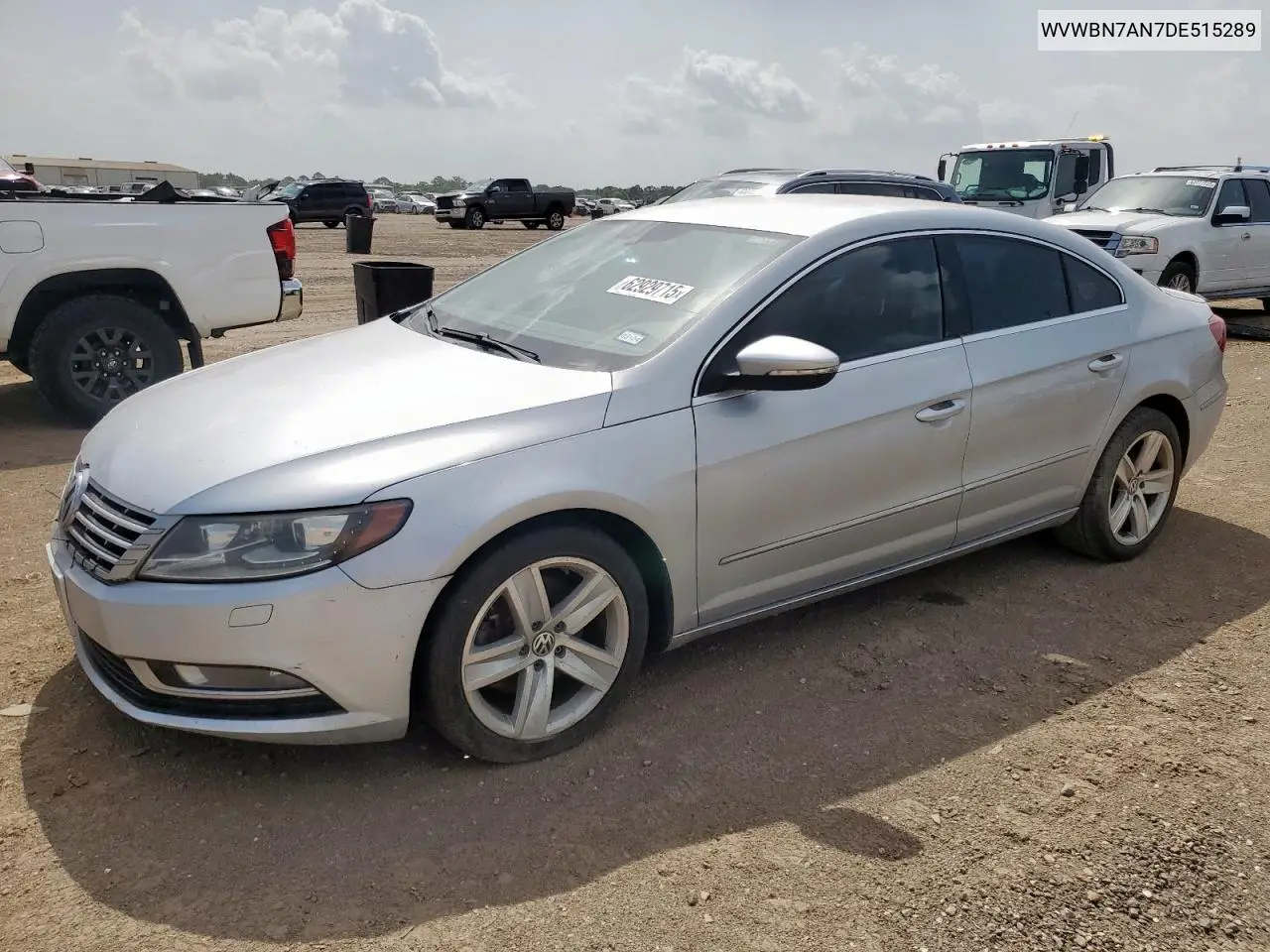 2013 Volkswagen Cc Sport VIN: WVWBN7AN7DE515289 Lot: 62929715