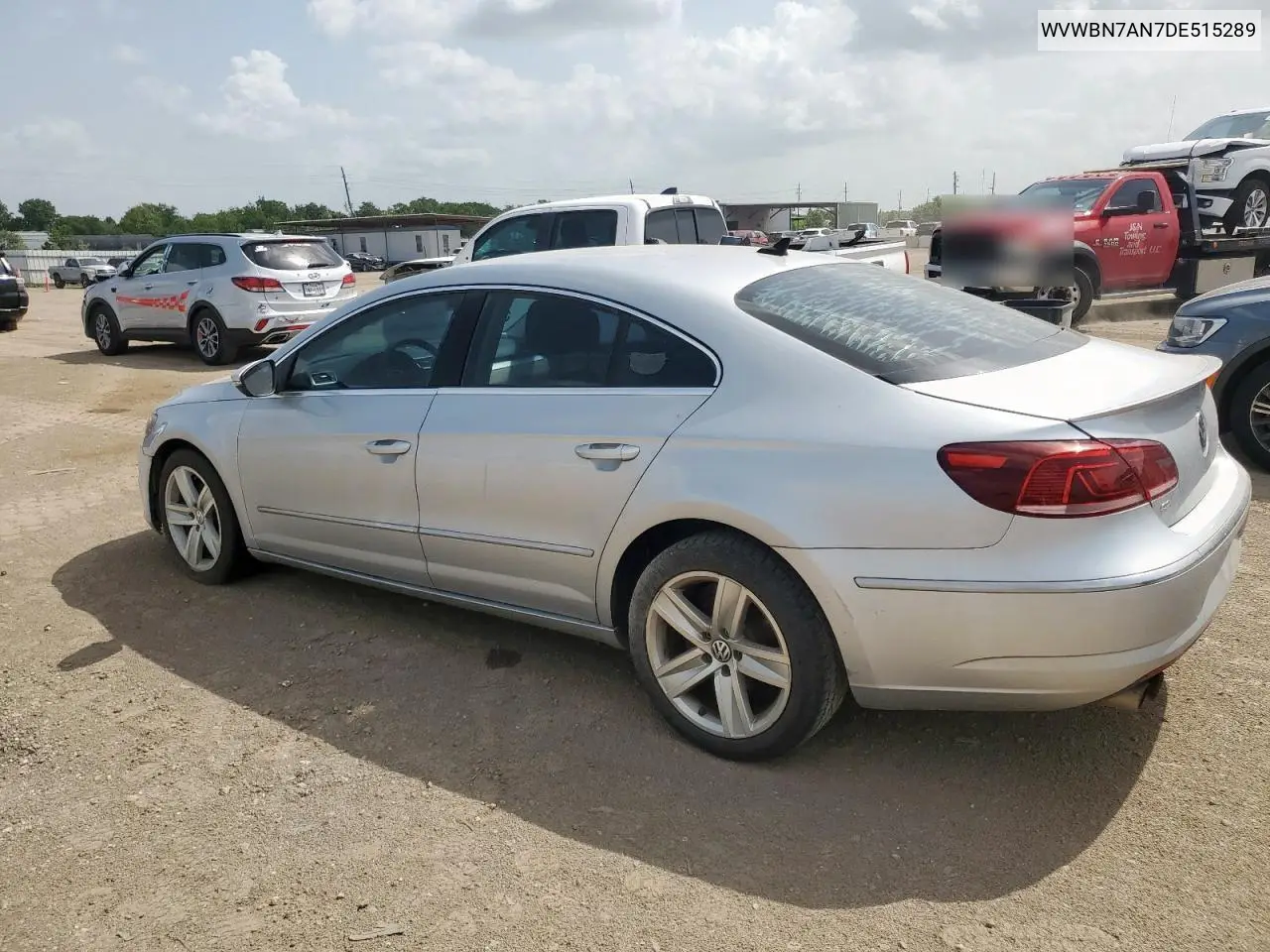 2013 Volkswagen Cc Sport VIN: WVWBN7AN7DE515289 Lot: 62929715