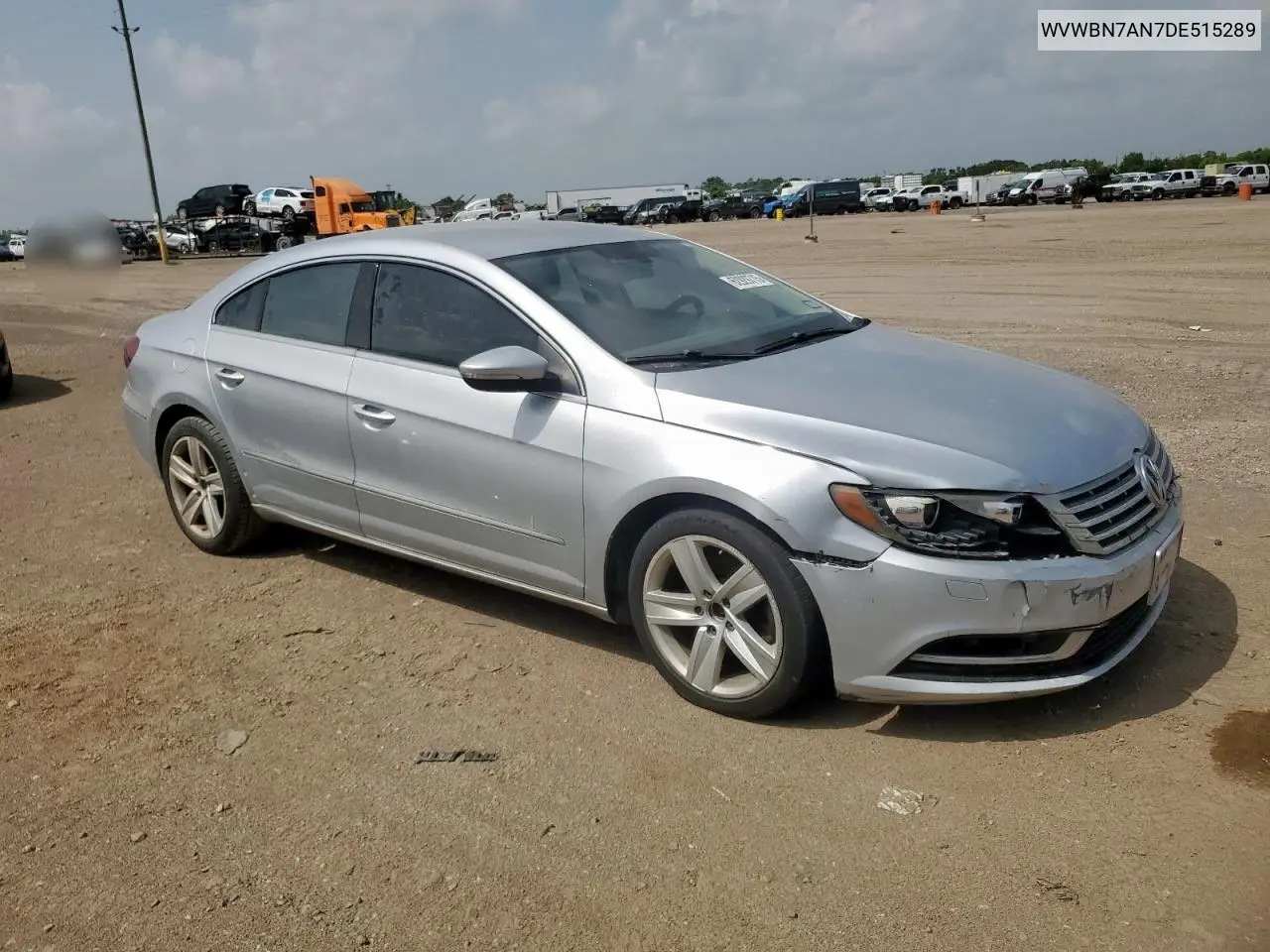 2013 Volkswagen Cc Sport VIN: WVWBN7AN7DE515289 Lot: 62929715
