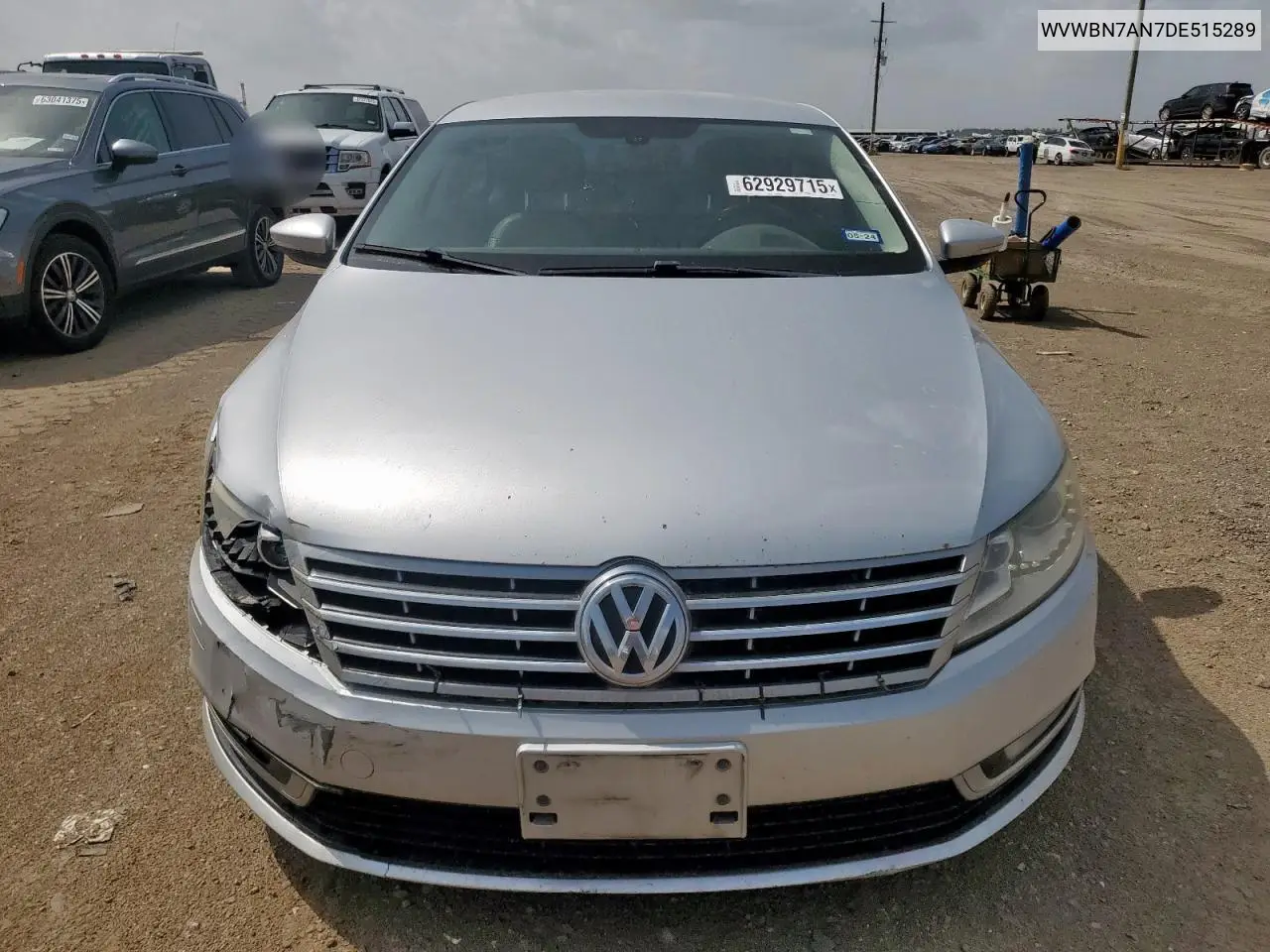 2013 Volkswagen Cc Sport VIN: WVWBN7AN7DE515289 Lot: 62929715