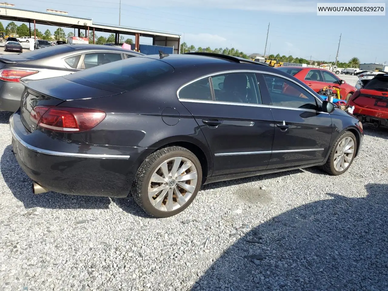 2013 Volkswagen Cc Vr6 4Motion VIN: WVWGU7AN0DE529270 Lot: 63333555