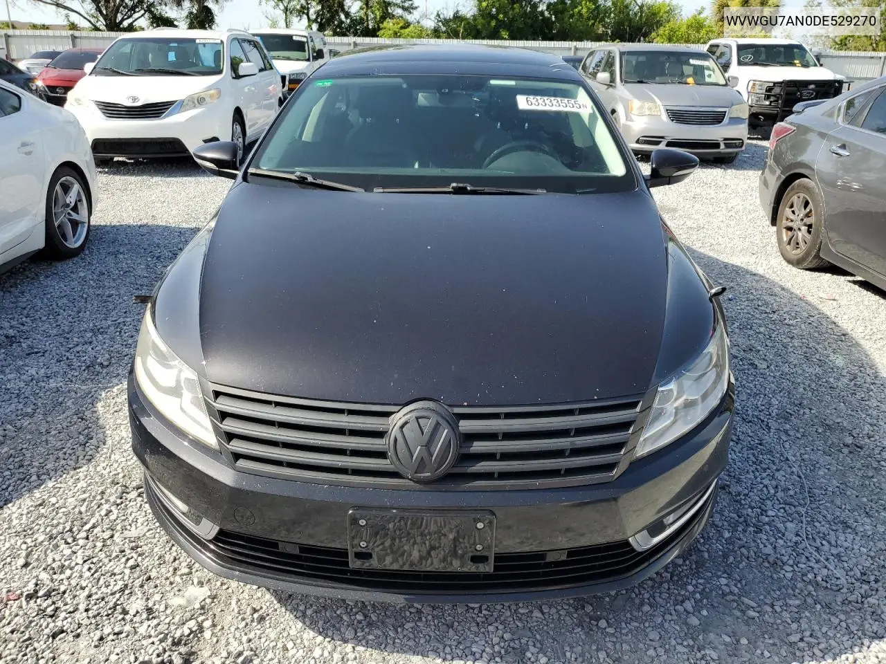 2013 Volkswagen Cc Vr6 4Motion VIN: WVWGU7AN0DE529270 Lot: 63333555