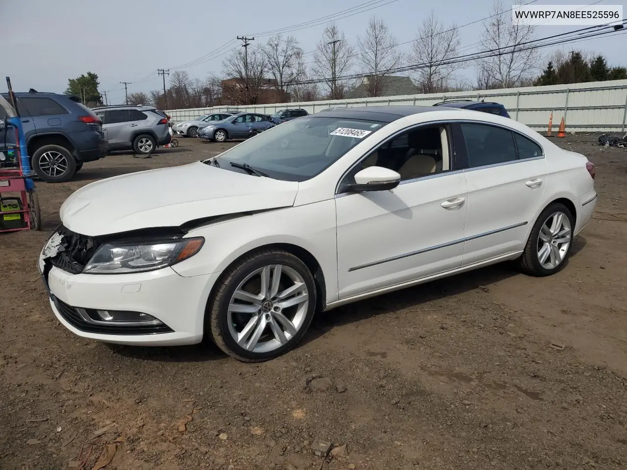 2014 Volkswagen Cc Luxury VIN: WVWRP7AN8EE525596 Lot: 51208465
