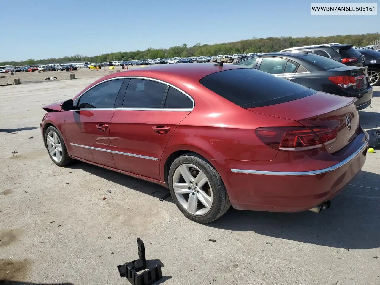 2014 Volkswagen Cc Sport VIN: WVWBN7AN6EE505161 Lot: 53515615