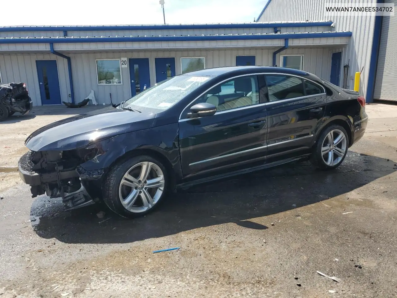 2014 Volkswagen Cc Sport VIN: WVWAN7AN0EE534702 Lot: 55852135