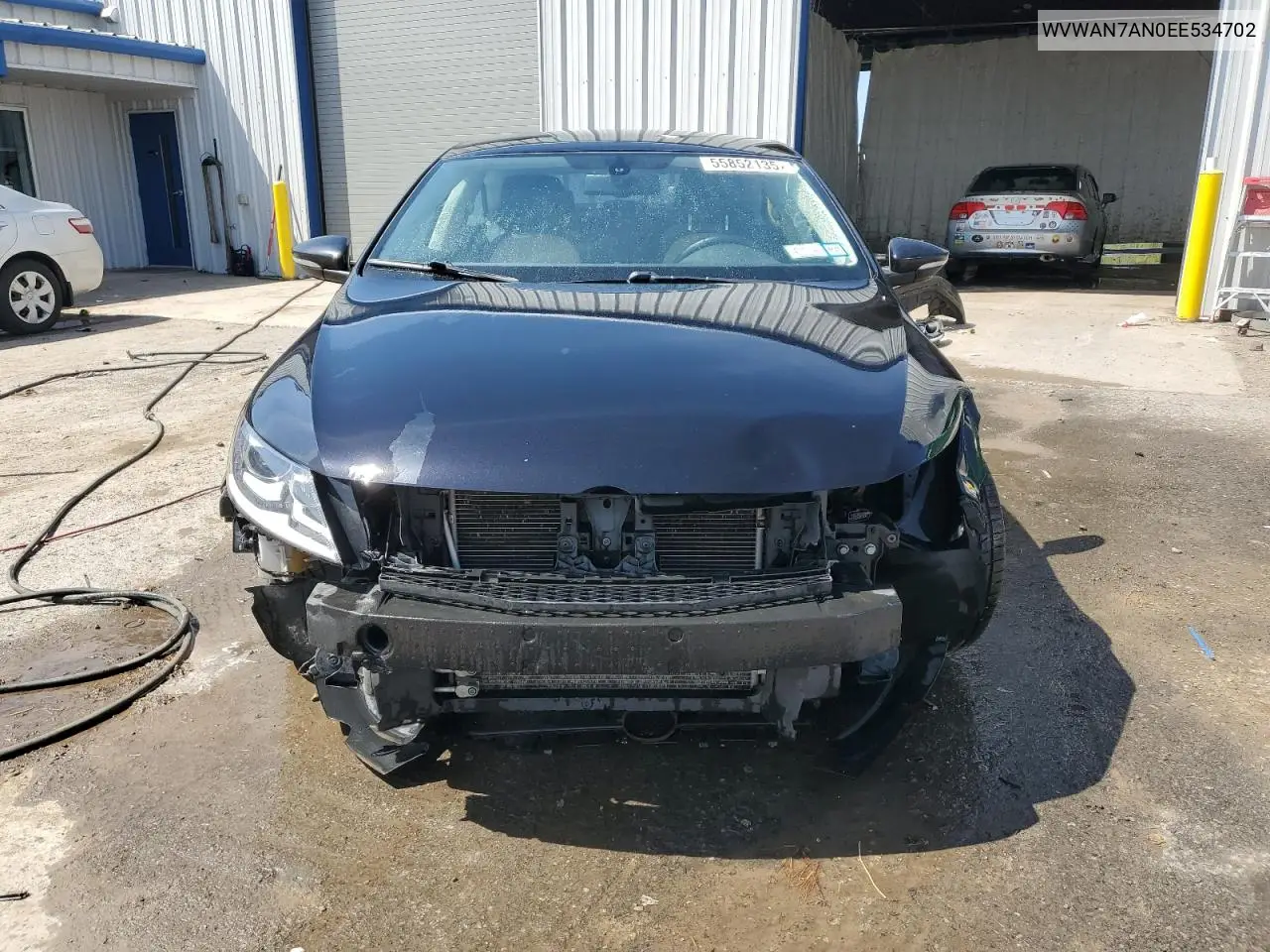 2014 Volkswagen Cc Sport VIN: WVWAN7AN0EE534702 Lot: 55852135