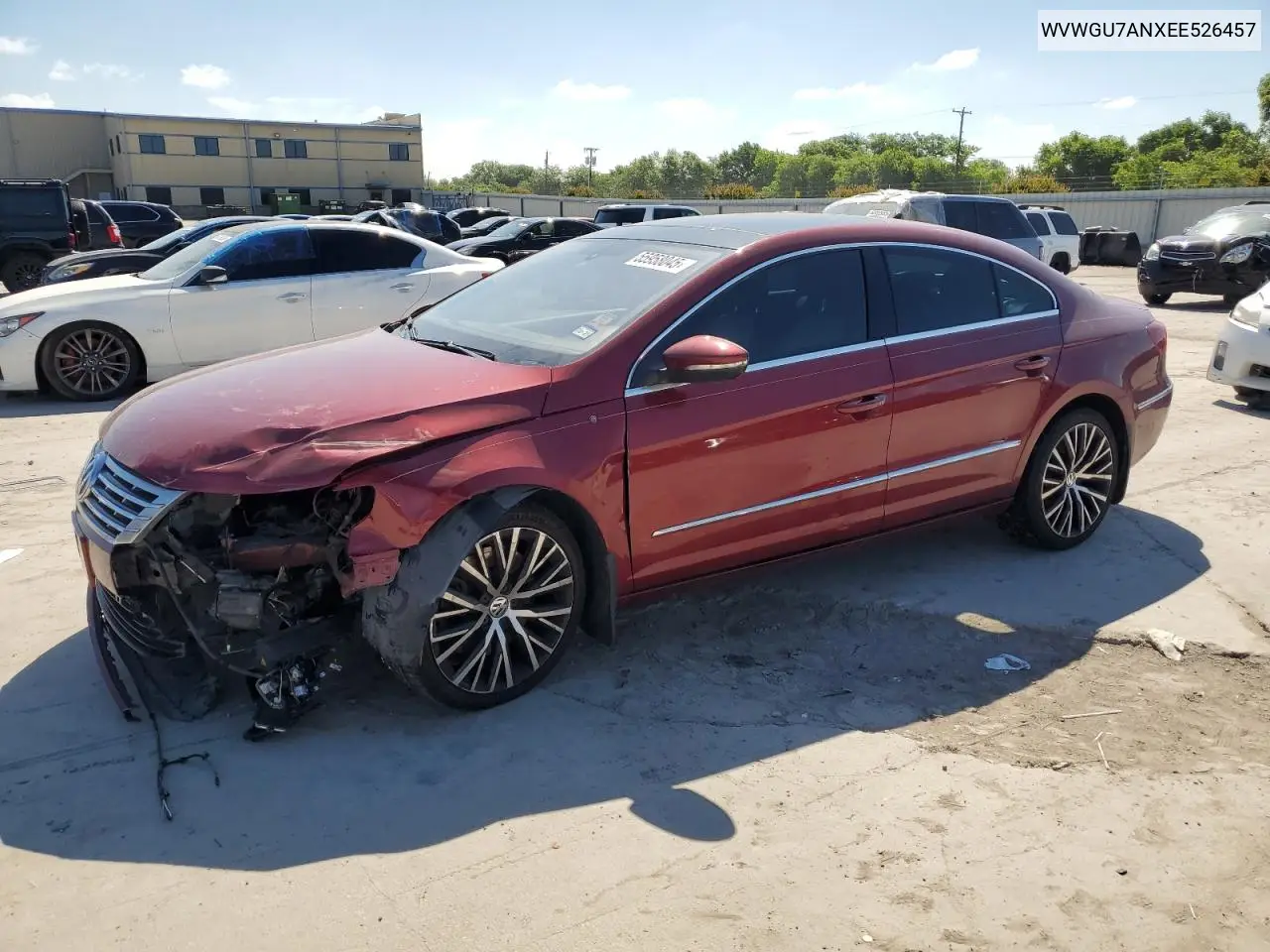 2014 Volkswagen Cc Vr6 4Motion VIN: WVWGU7ANXEE526457 Lot: 55958045