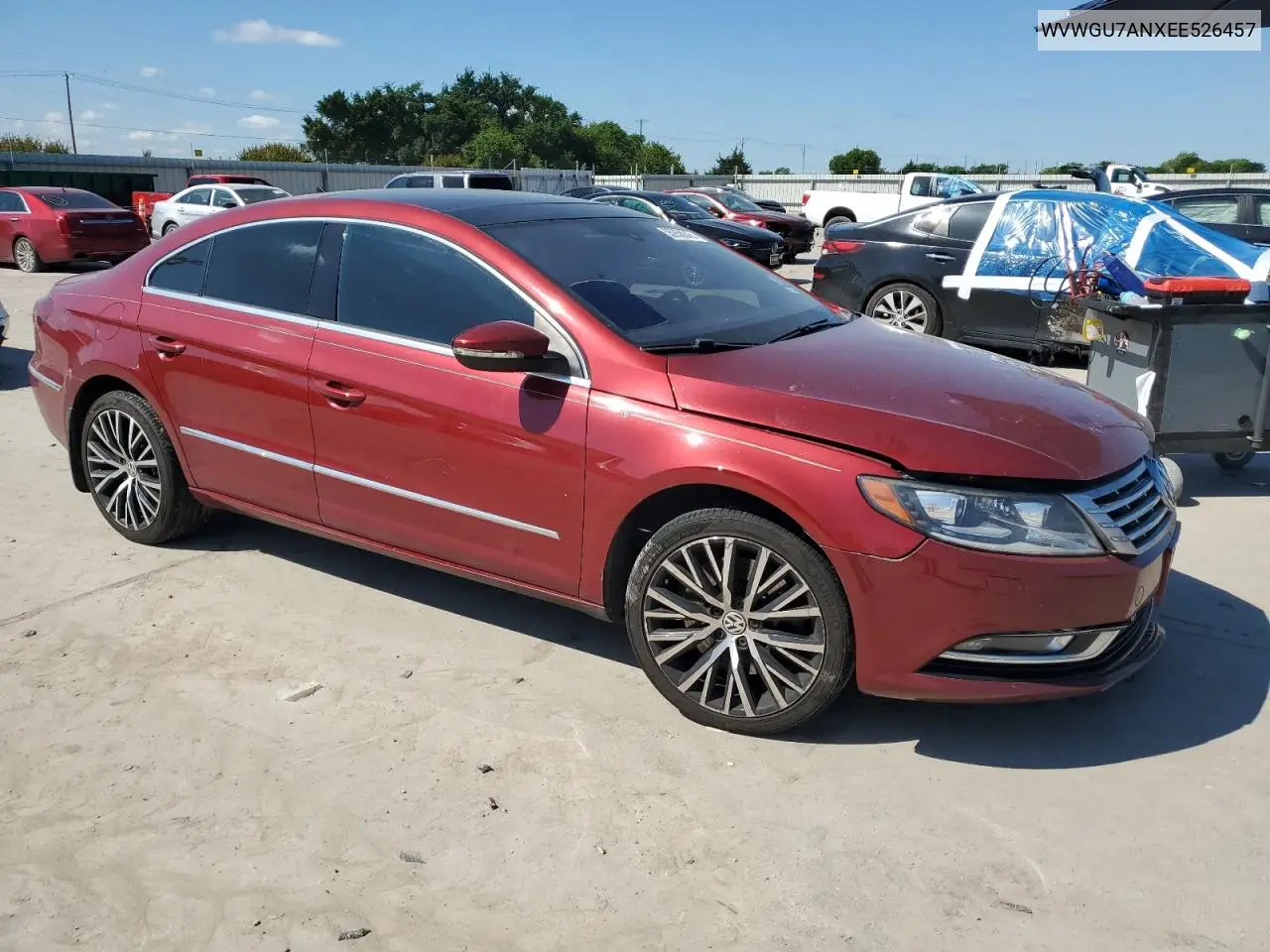 2014 Volkswagen Cc Vr6 4Motion VIN: WVWGU7ANXEE526457 Lot: 55958045