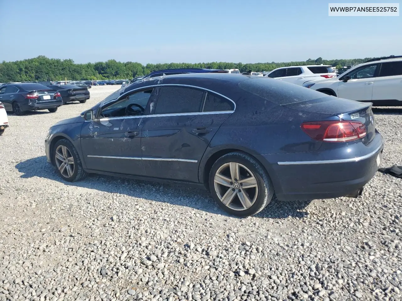 2014 Volkswagen Cc Sport VIN: WVWBP7AN5EE525752 Lot: 61094485