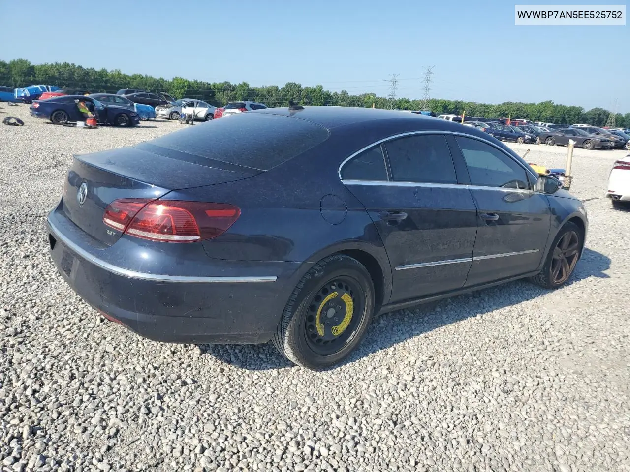 2014 Volkswagen Cc Sport VIN: WVWBP7AN5EE525752 Lot: 61094485
