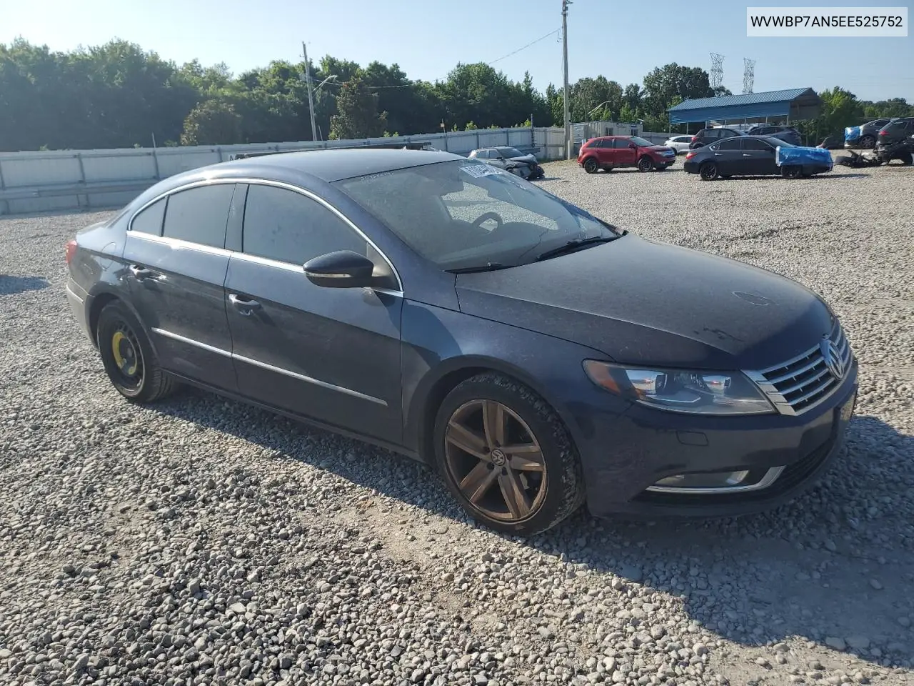 2014 Volkswagen Cc Sport VIN: WVWBP7AN5EE525752 Lot: 61094485