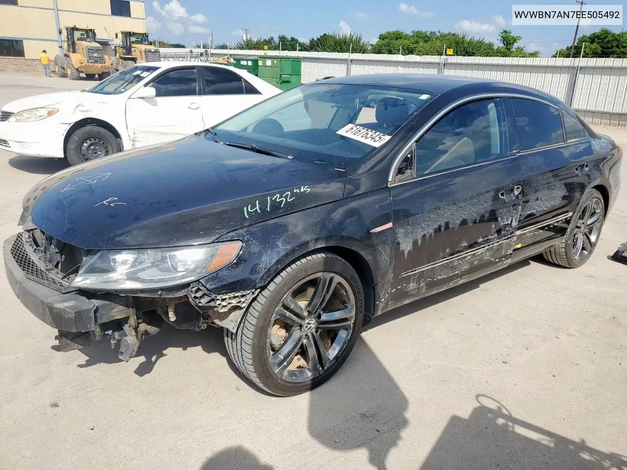 2014 Volkswagen Cc Sport VIN: WVWBN7AN7EE505492 Lot: 61676345