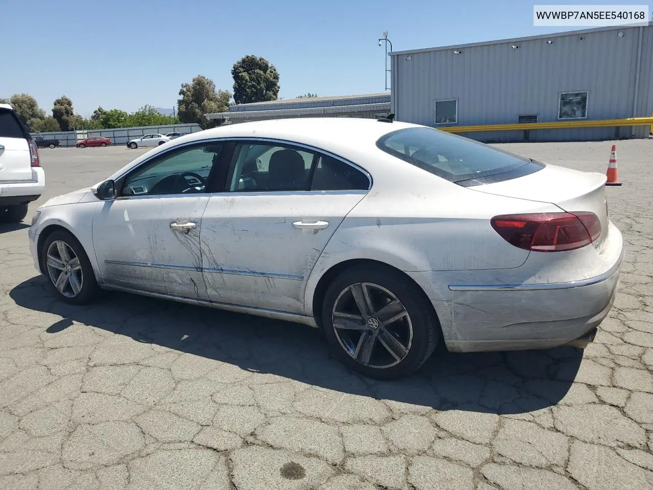 2014 Volkswagen Cc Sport VIN: WVWBP7AN5EE540168 Lot: 62390175
