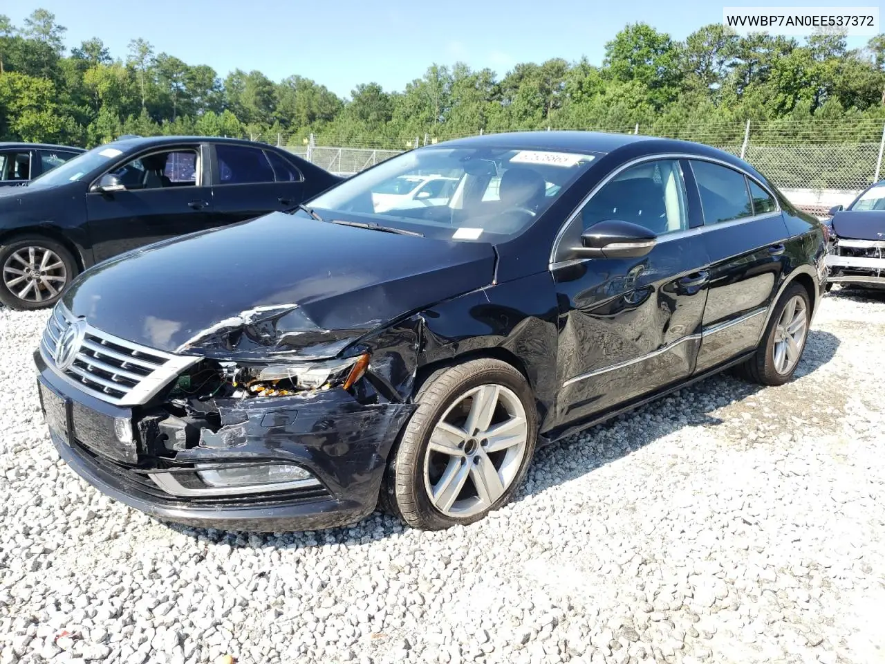 2014 Volkswagen Cc Sport VIN: WVWBP7AN0EE537372 Lot: 62528865
