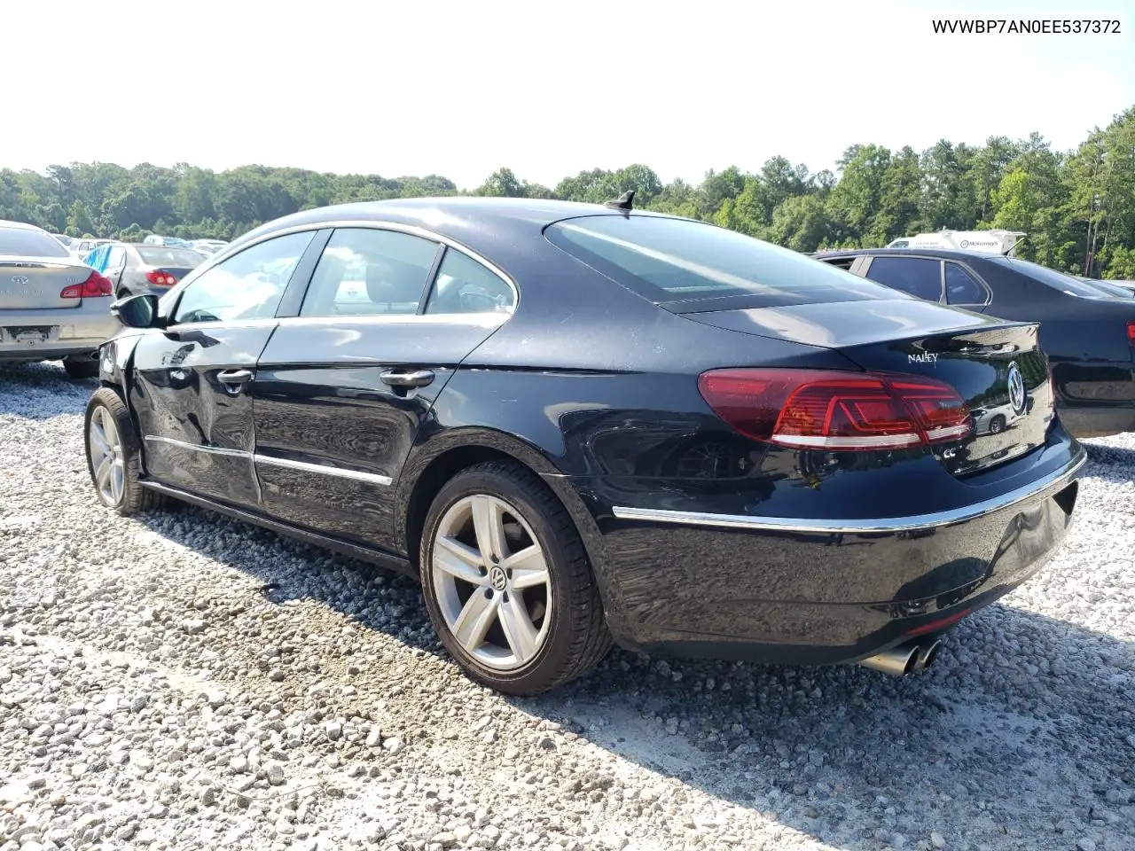 2014 Volkswagen Cc Sport VIN: WVWBP7AN0EE537372 Lot: 62528865