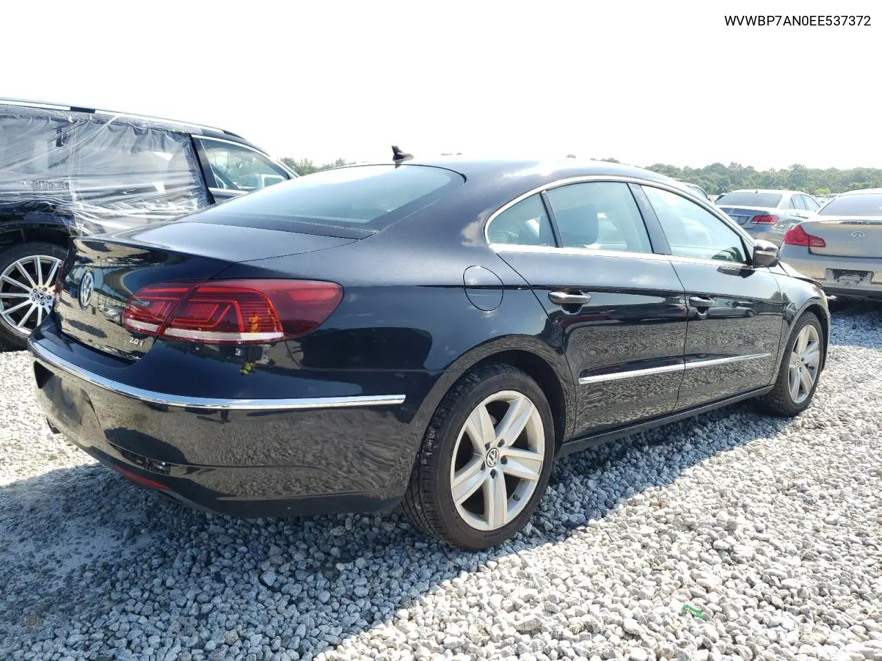 2014 Volkswagen Cc Sport VIN: WVWBP7AN0EE537372 Lot: 62528865