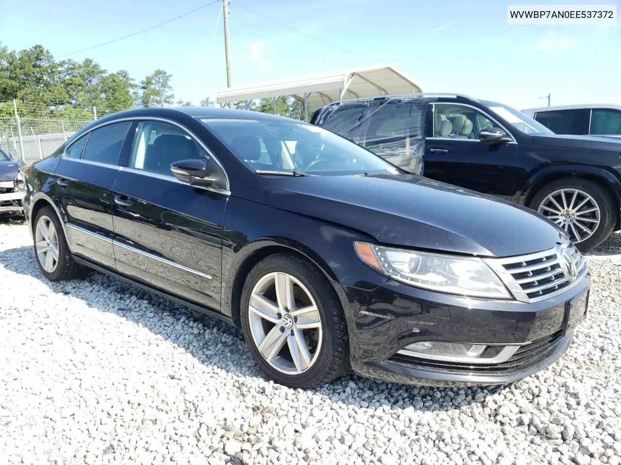 2014 Volkswagen Cc Sport VIN: WVWBP7AN0EE537372 Lot: 62528865