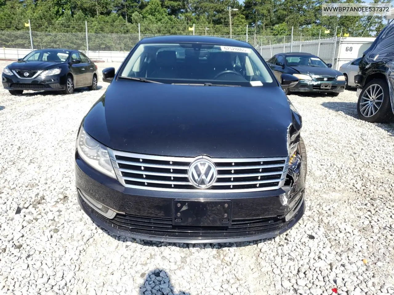 2014 Volkswagen Cc Sport VIN: WVWBP7AN0EE537372 Lot: 62528865