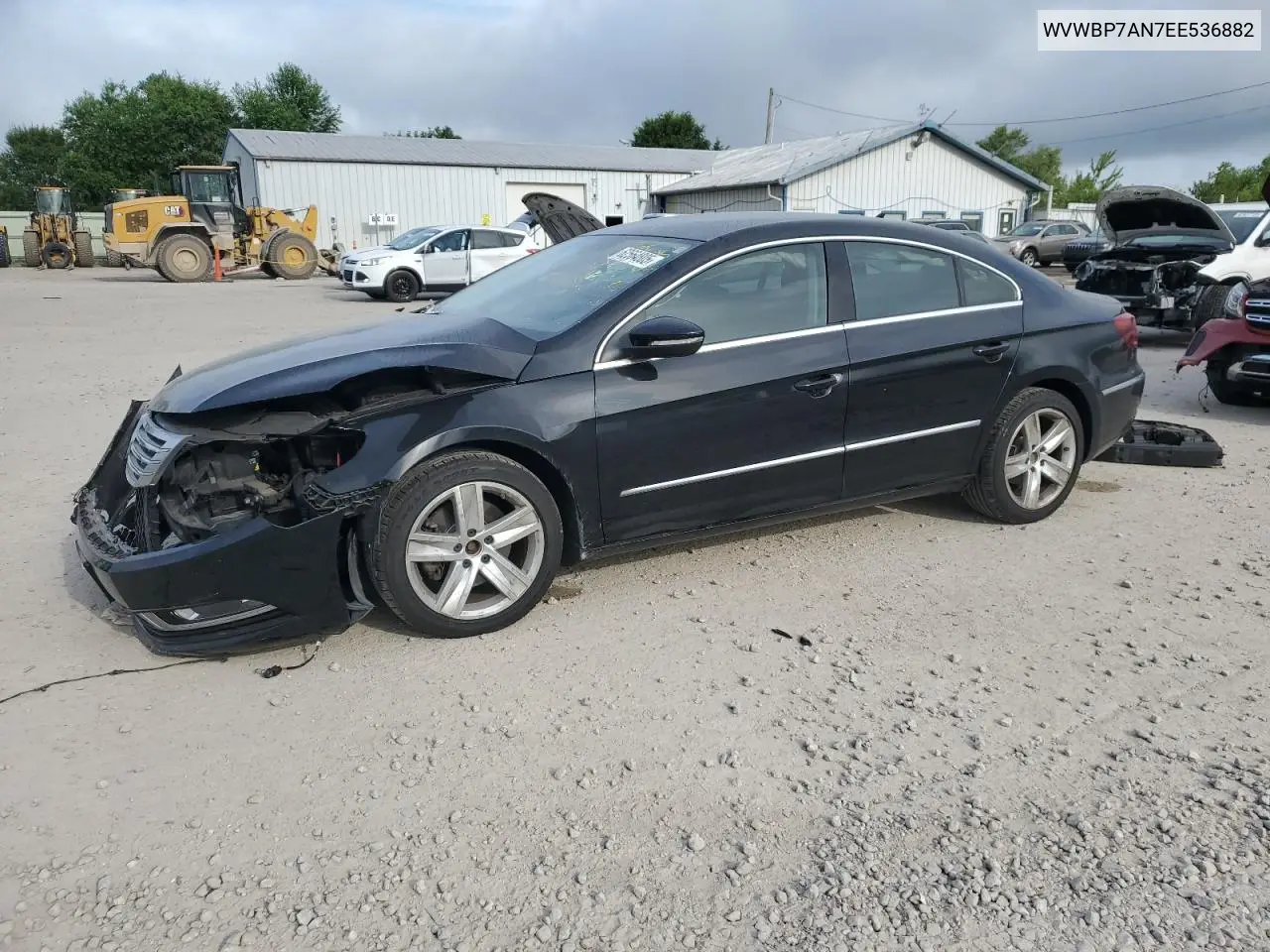 2014 Volkswagen Cc Sport VIN: WVWBP7AN7EE536882 Lot: 62564805