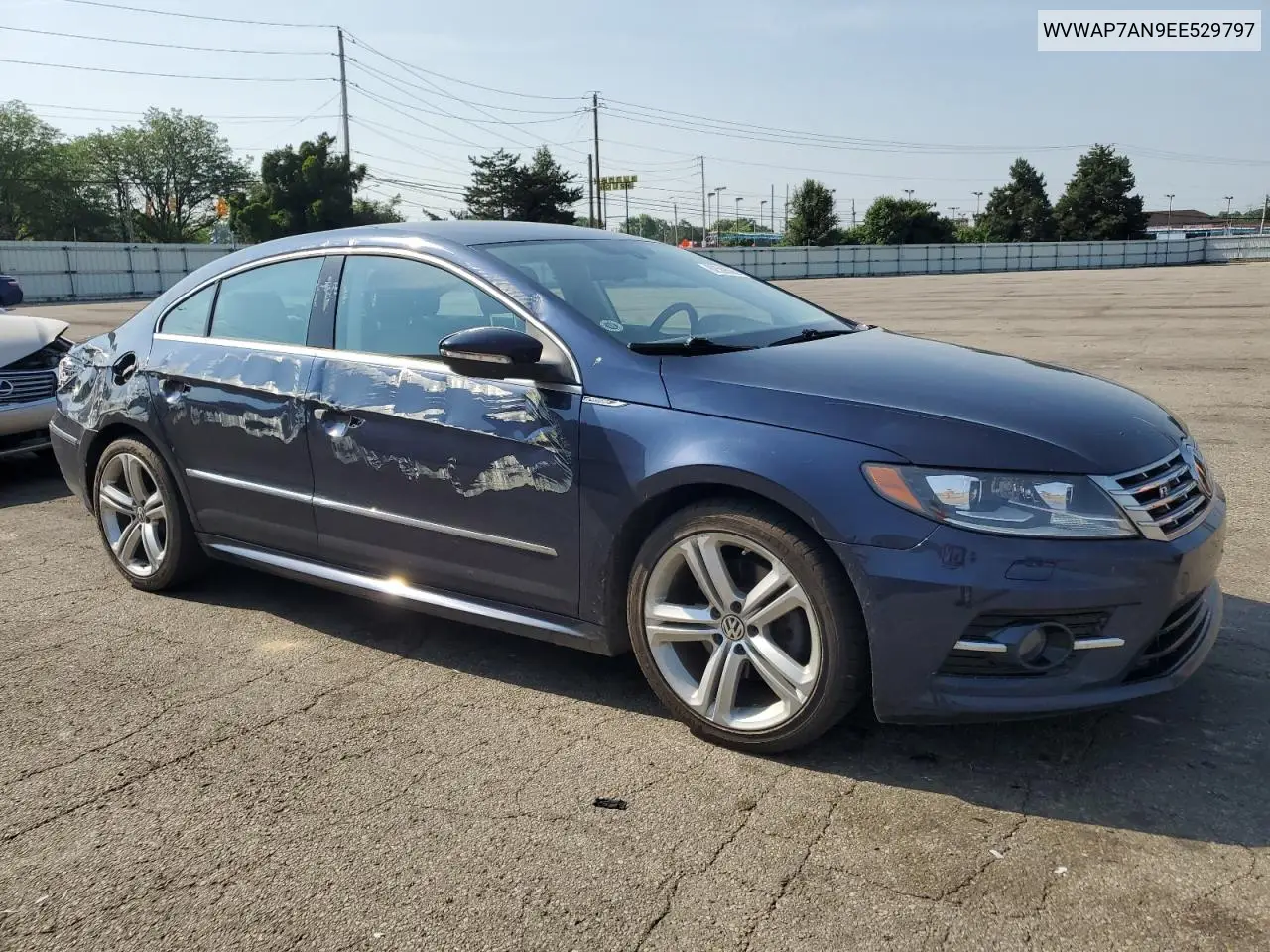 2014 Volkswagen Cc Sport VIN: WVWAP7AN9EE529797 Lot: 62589505